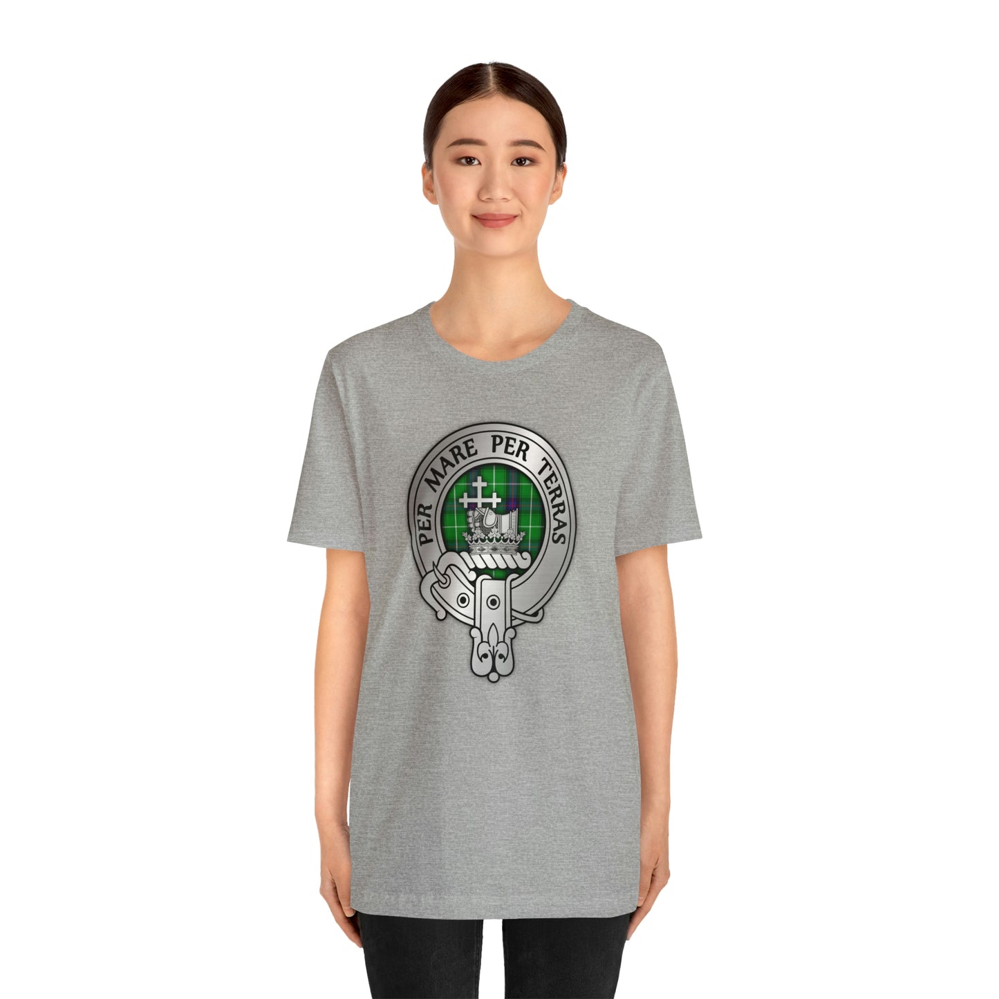 Clan MacDonald Crest & Tartan | Unisex T-Shirt