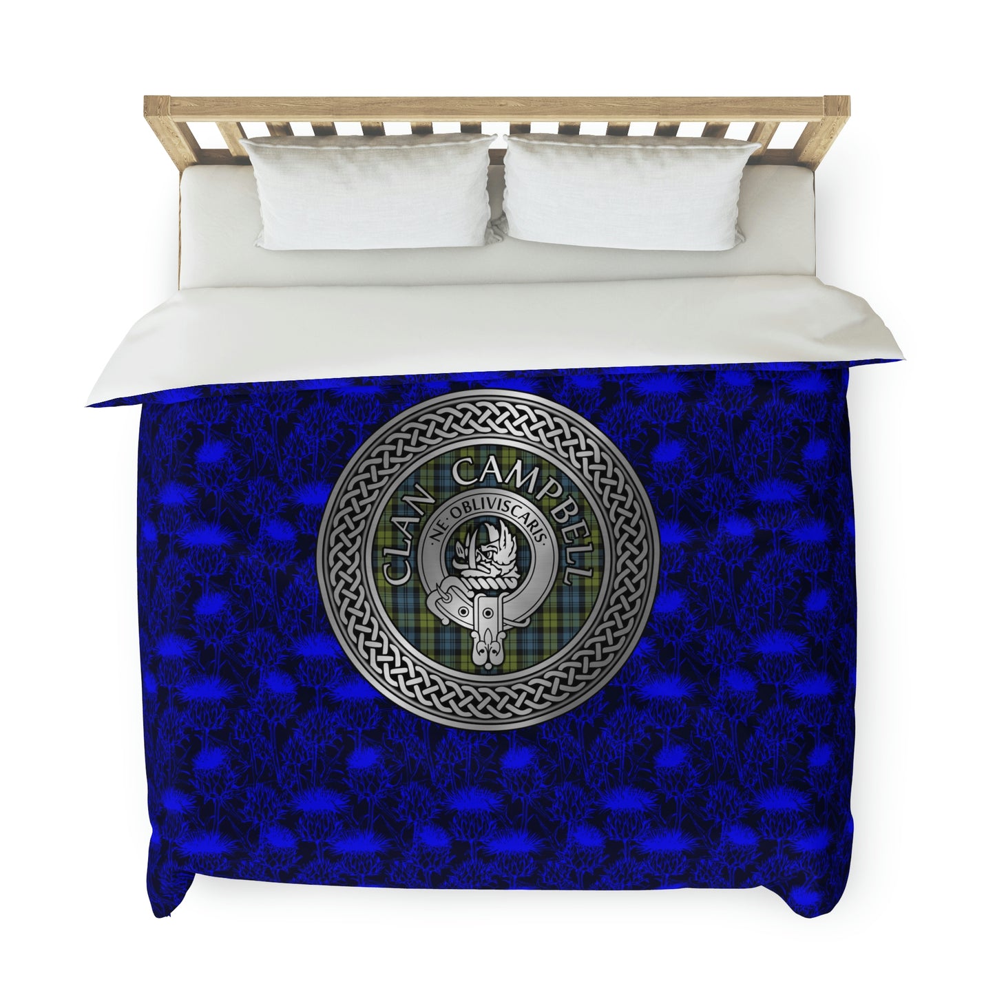 Clan Campbell Crest & Celtic Knot | Thistle | Duvet Cover