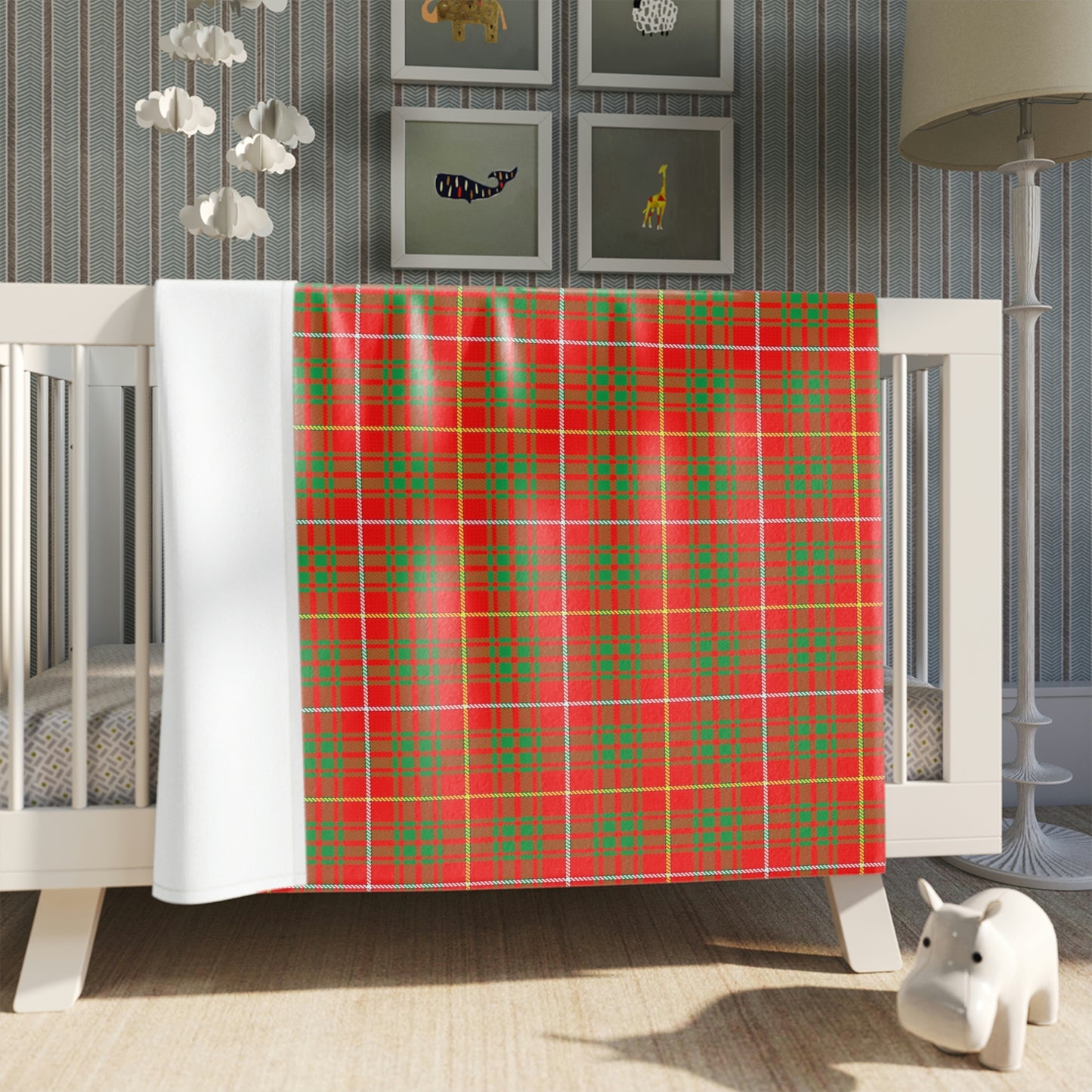 Clan Bruce Tartan Throw Blanket