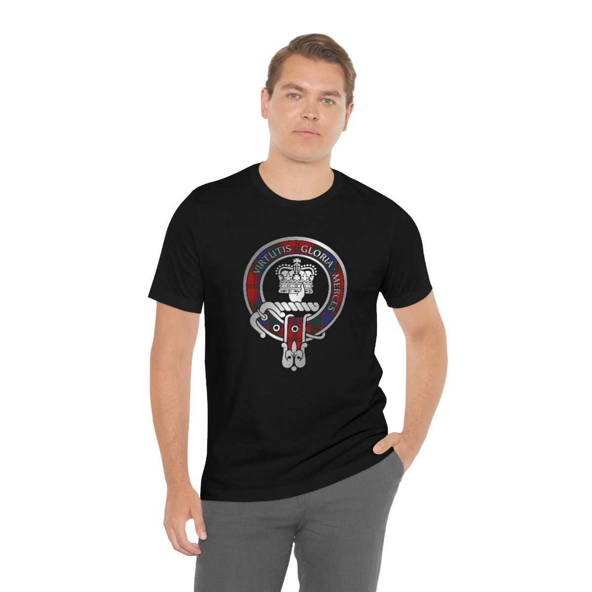 Clan Donnachaidh (Robertson) Tartan Crest T-Shirt