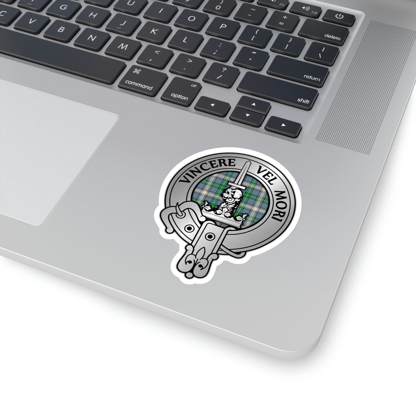 Clan MacDowall Crest & Tartan Kiss-Cut Stickers