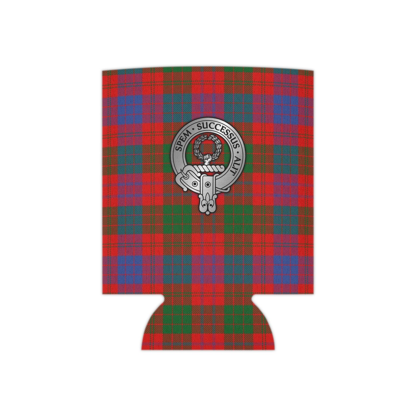 Clan Ross Crest & Tartan Can Cooler