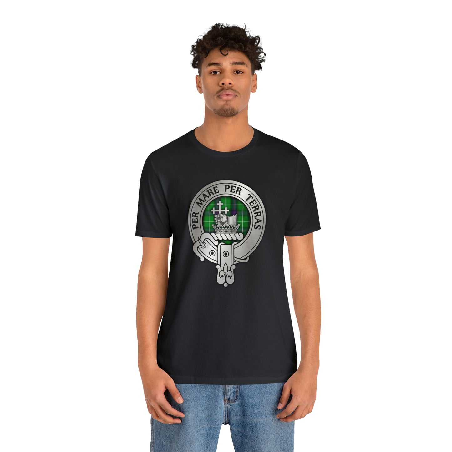 Clan MacDonald Crest & Tartan | Unisex T-Shirt