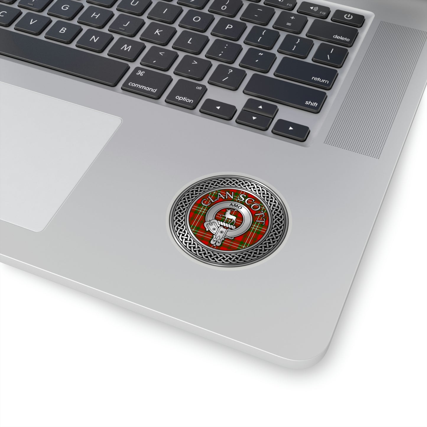 Clan Scott Crest & Tartan Kiss-Cut Stickers