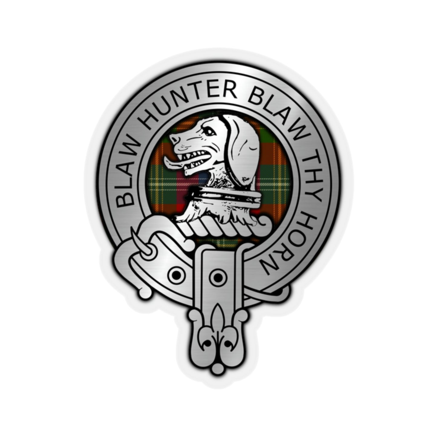 Clan Forrester Crest & Tartan Kiss-Cut Stickers