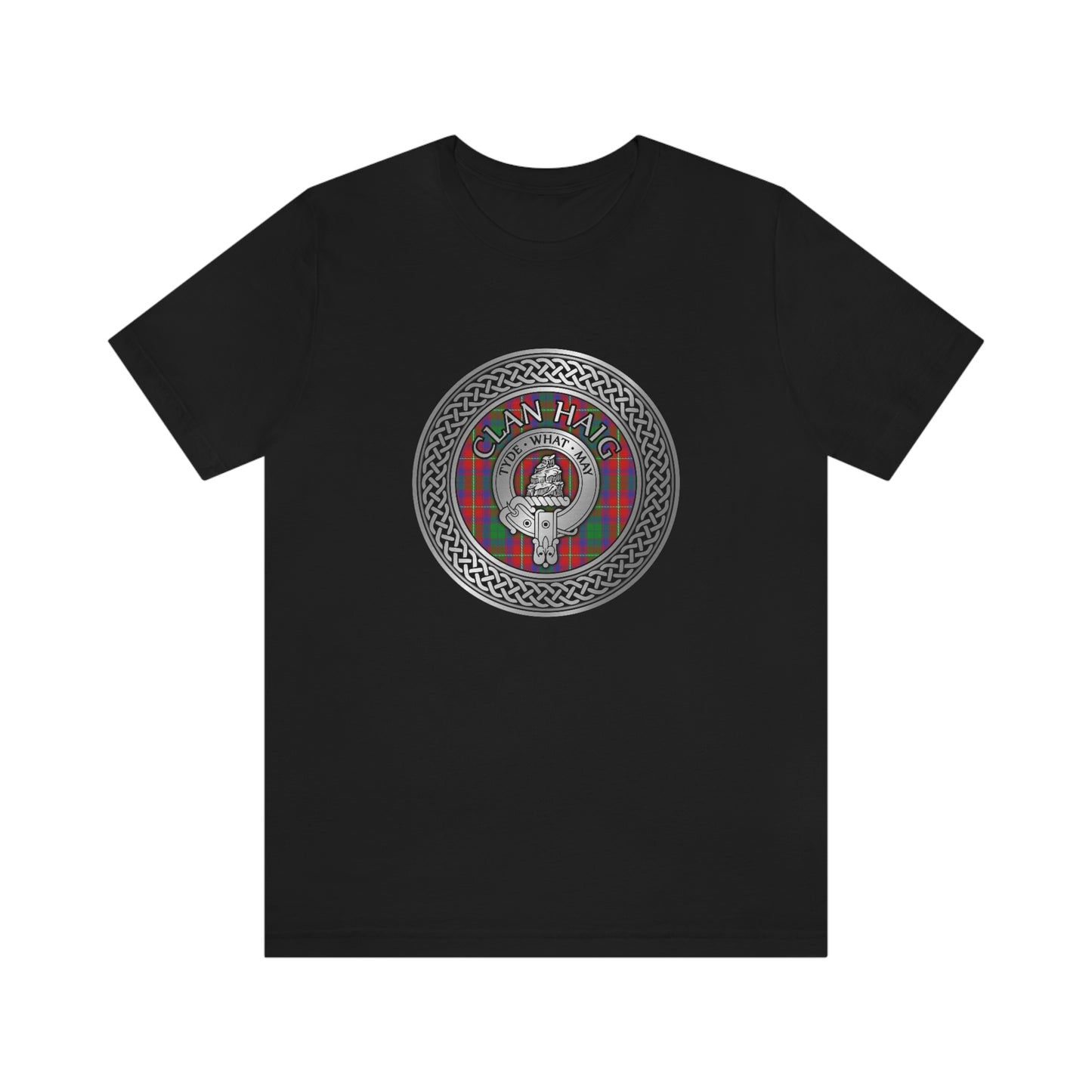 Clan Haig Crest & Tartan Knot T-Shirt