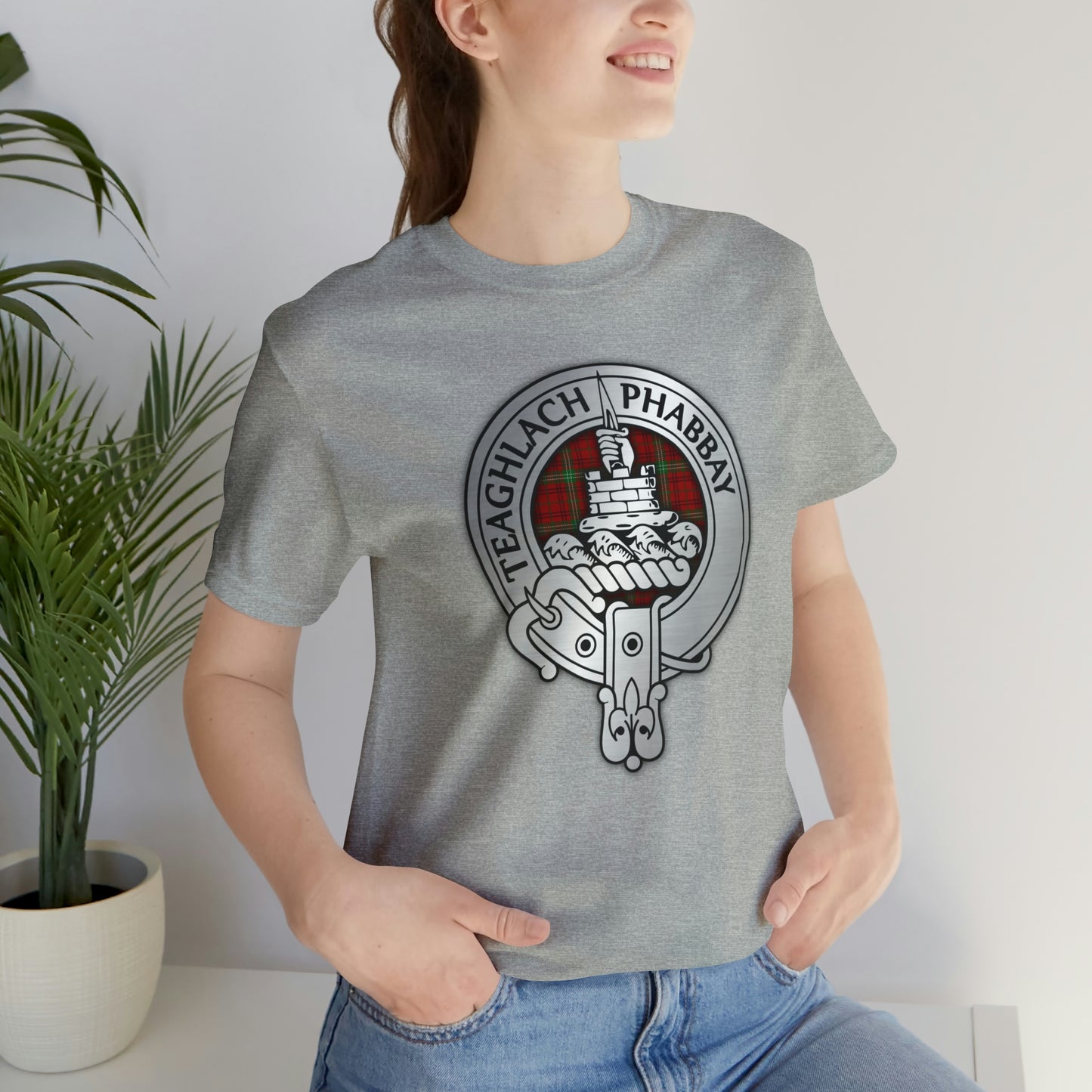 Clan Morrison Crest & Tartan | Unisex T-Shirt