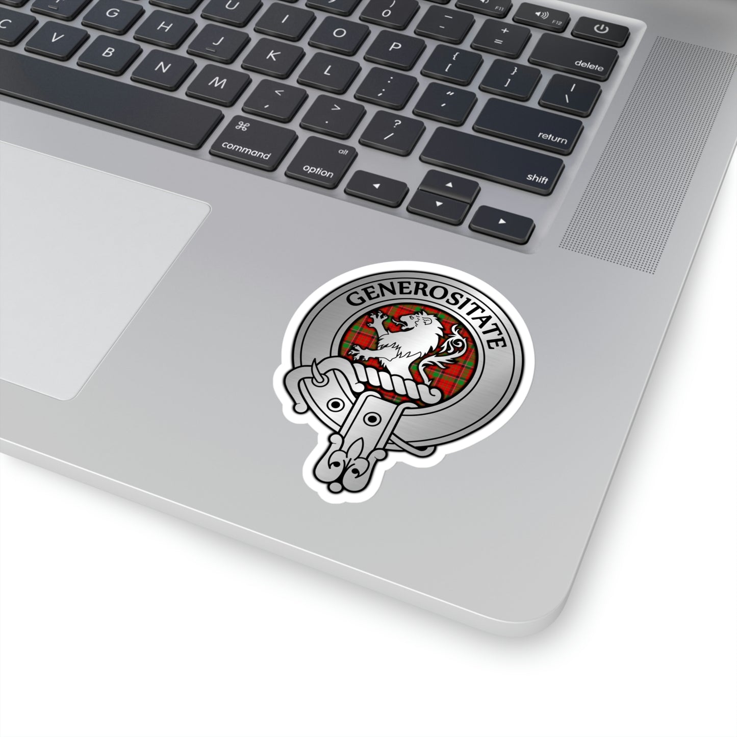 Clan Nicholson Crest & Tartan Kiss-Cut Stickers