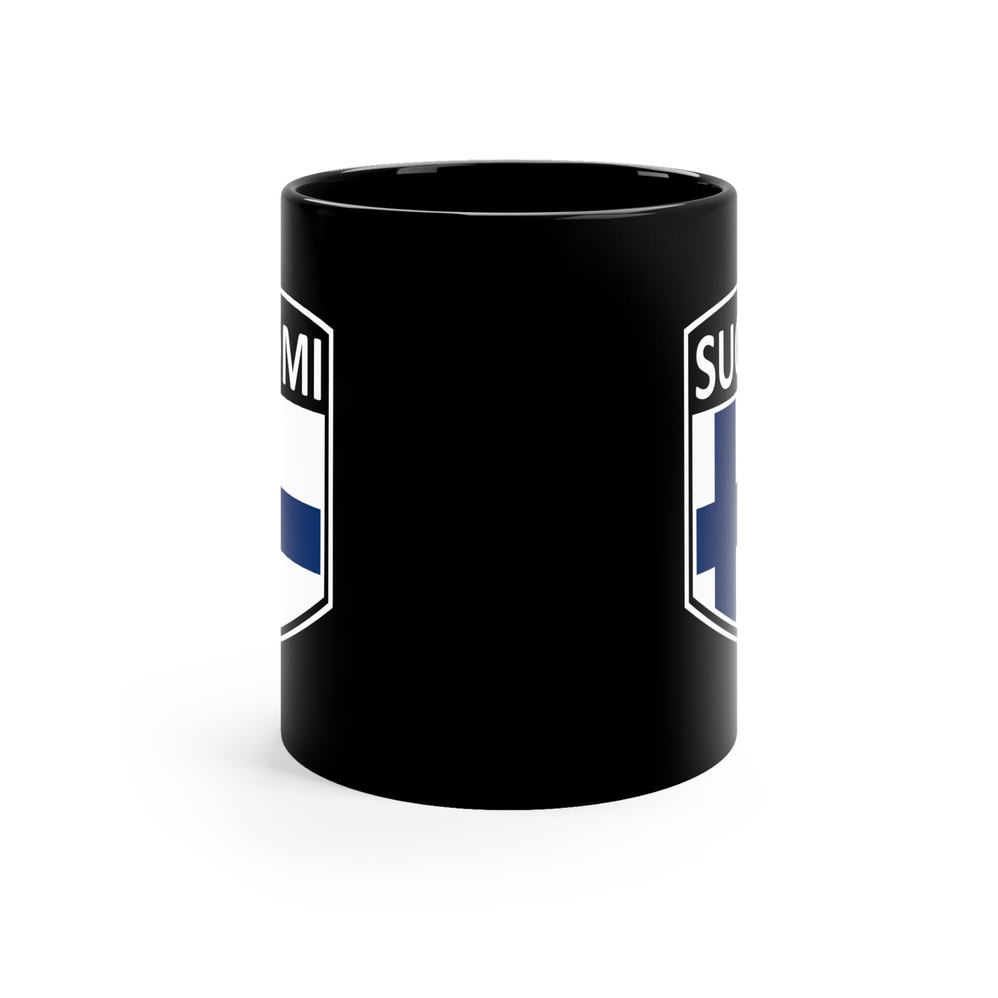 Scandi Nations - Suomi 11oz Black Mug