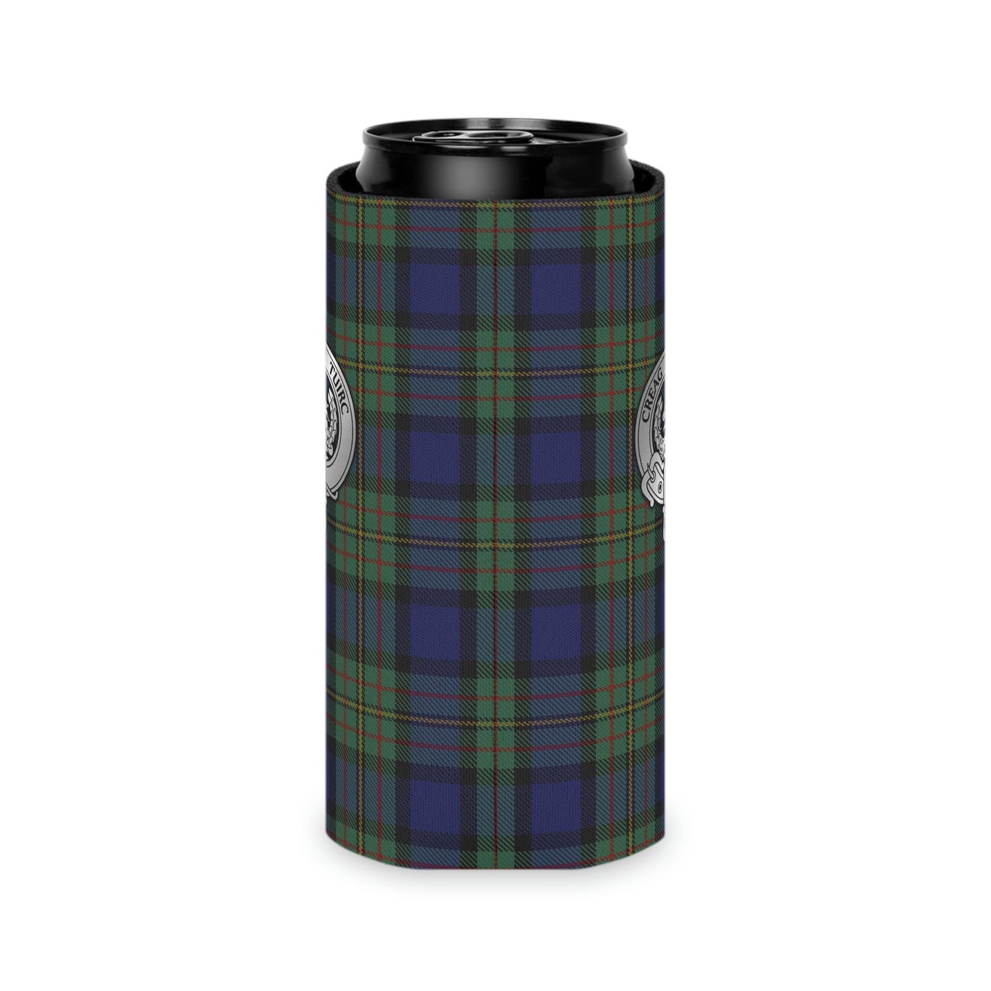 Clan MacLaren Crest & Tartan Can Cooler