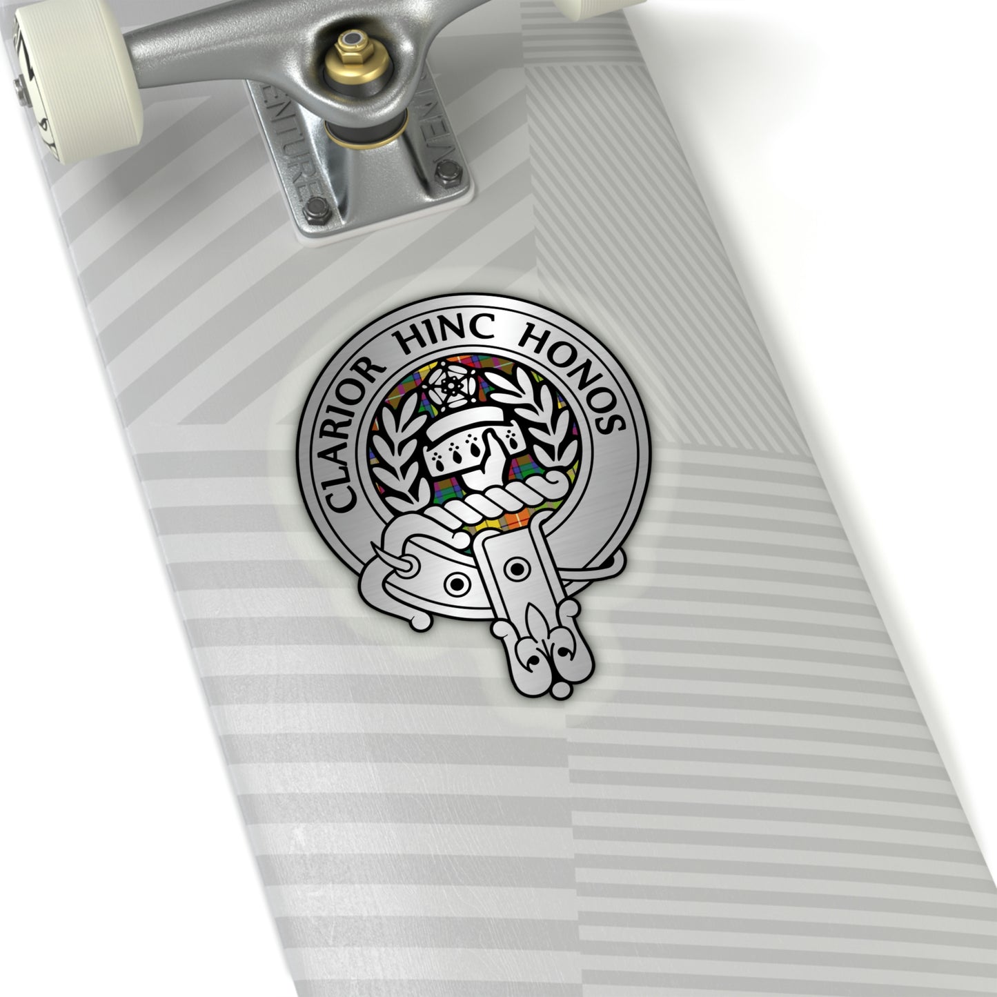 Clan Buchanan Crest & Tartan Kiss-Cut Stickers