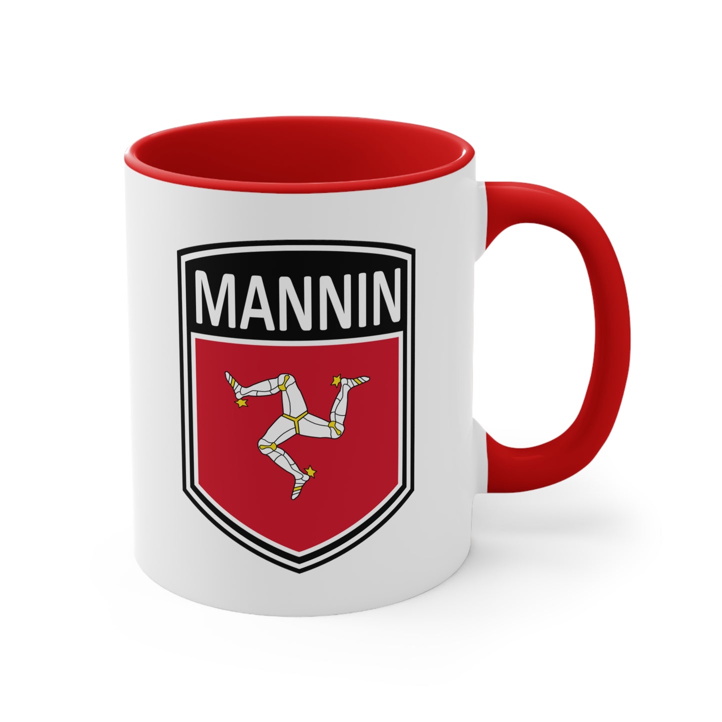 Celtic Nations - Mannin | Accent Coffee Mug, 11oz