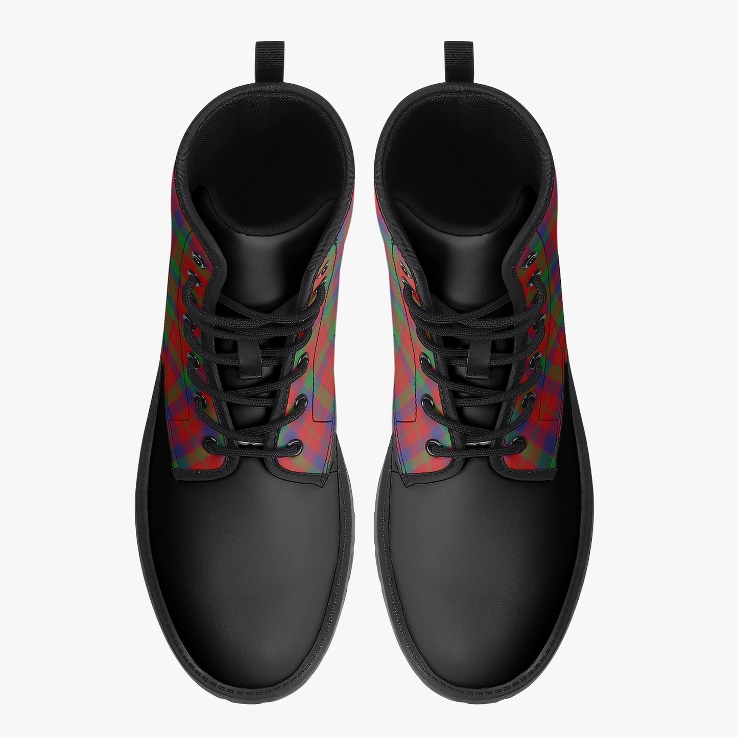 Clan Donnachaidh (Robertson) Crest & Tartan Leather Boots