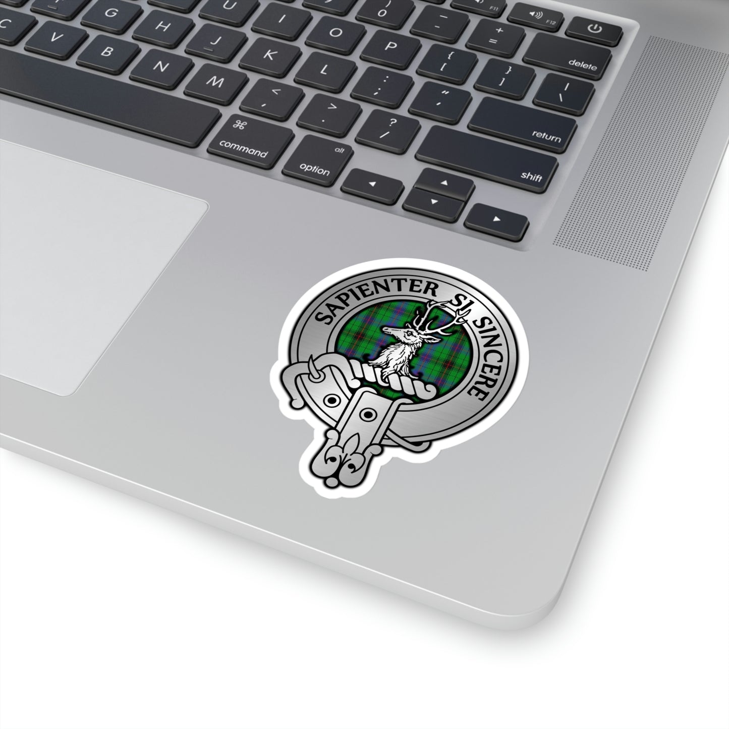 Clan Davidson Crest & Tartan Kiss-Cut Stickers