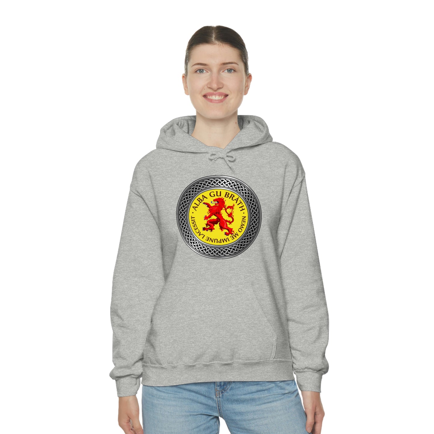 Alba Gu Brath Lion Rampant Knot Unisex Heavy Blend™ Hooded Sweatshirt