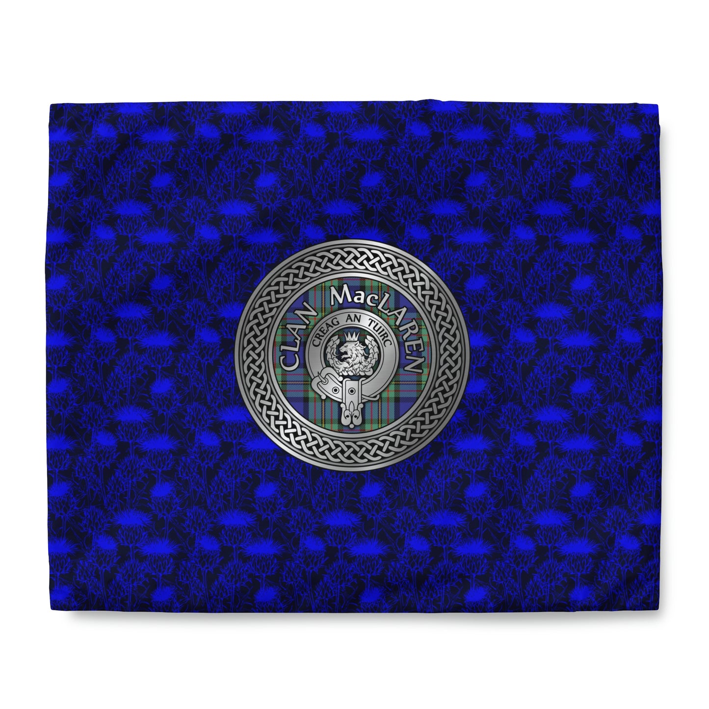 Clan MacLaren Crest & Celtic Knot | Thistle | Duvet Cover