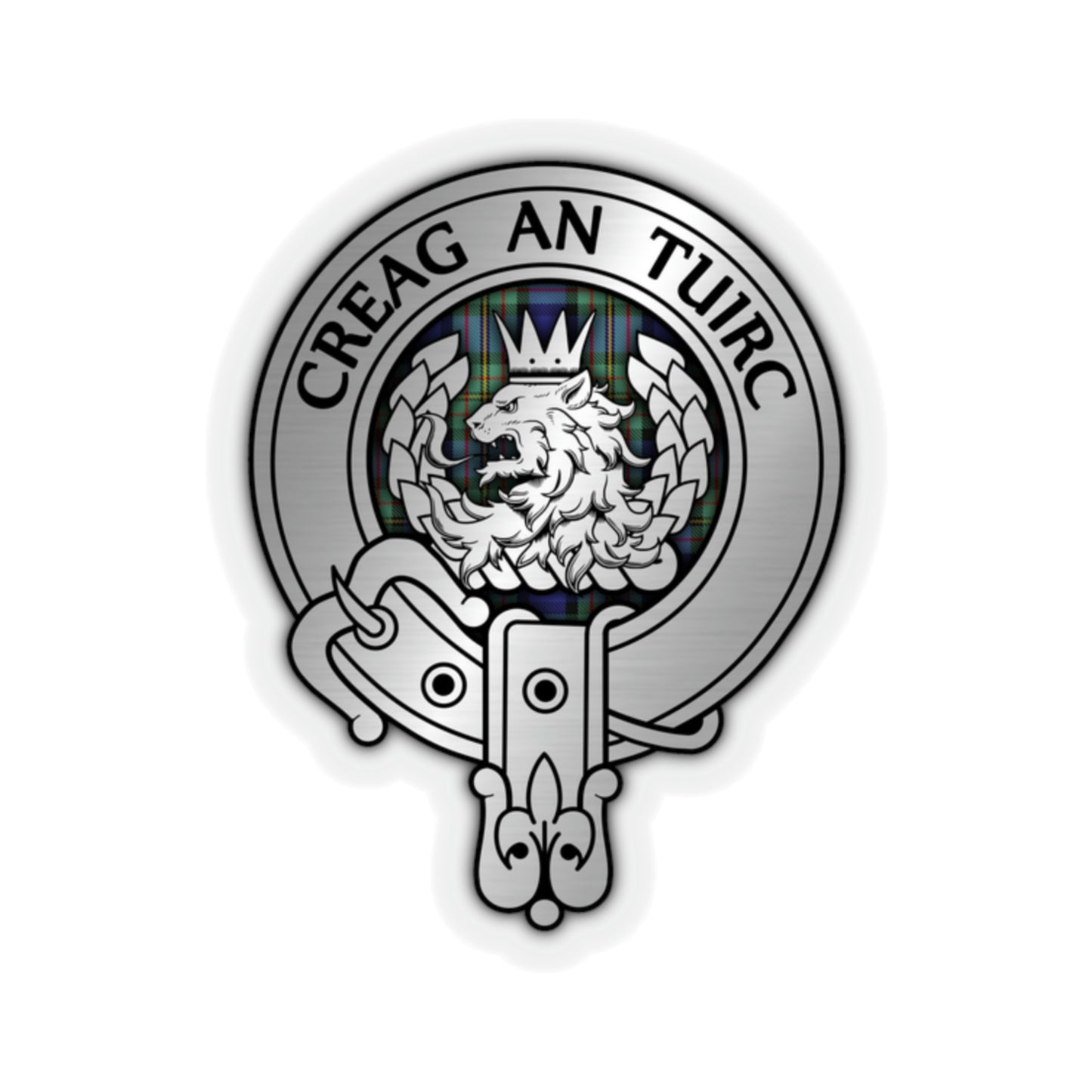 Clan MacLaren Crest & Tartan Kiss-Cut Stickers