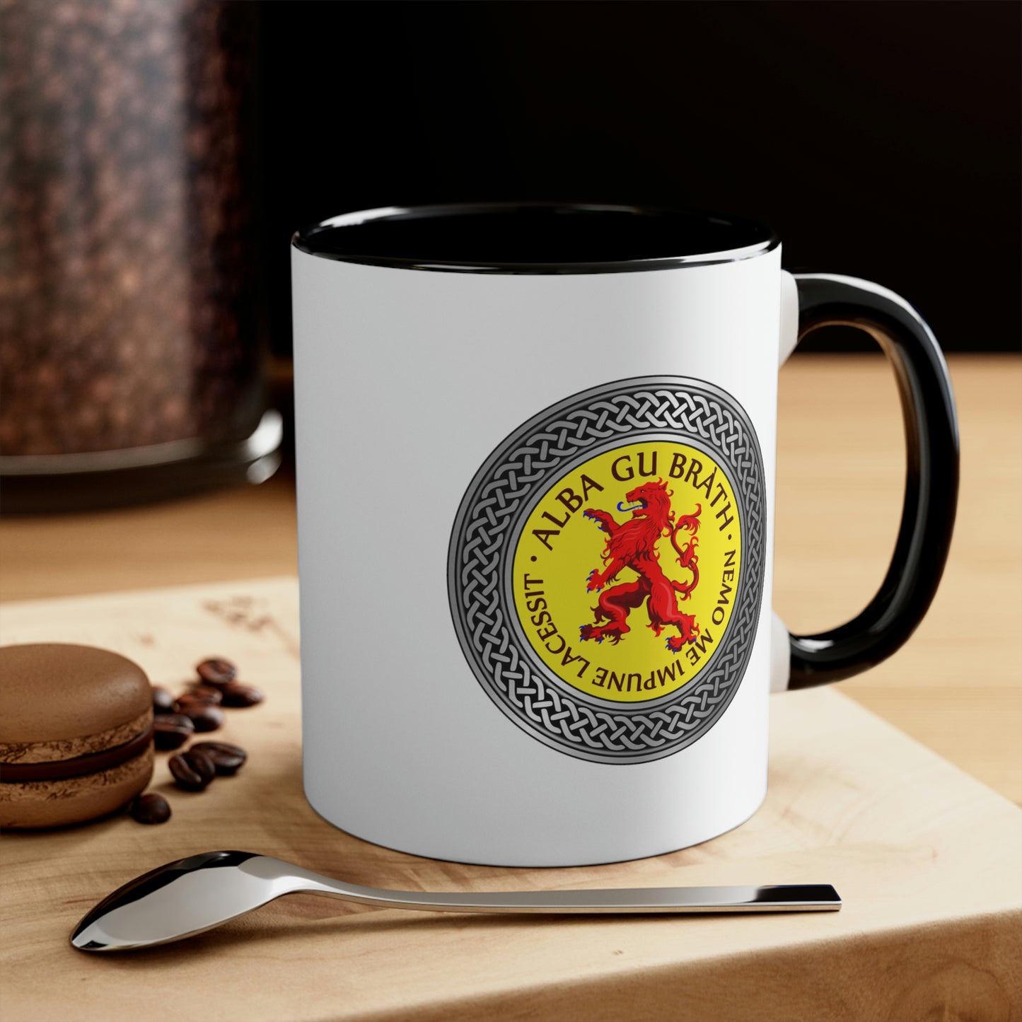 Alba Gu Brath Lion Rampant Knot Accent Coffee Mug, 11oz