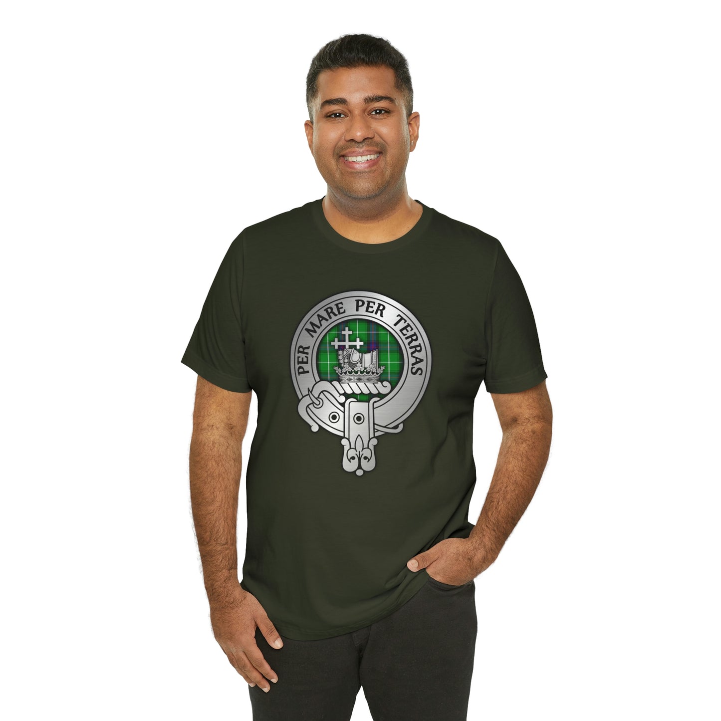 Clan MacDonald Crest & Tartan | Unisex T-Shirt