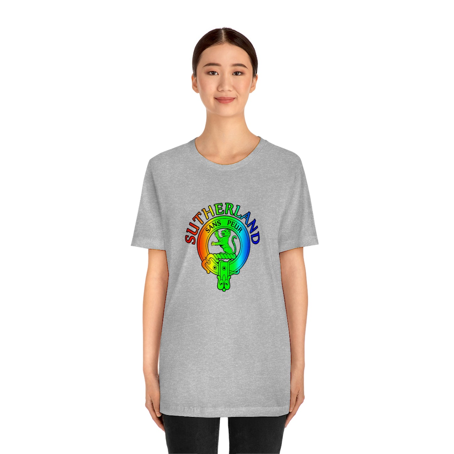 Clan Sutherland Rainbow Crest T-Shirt