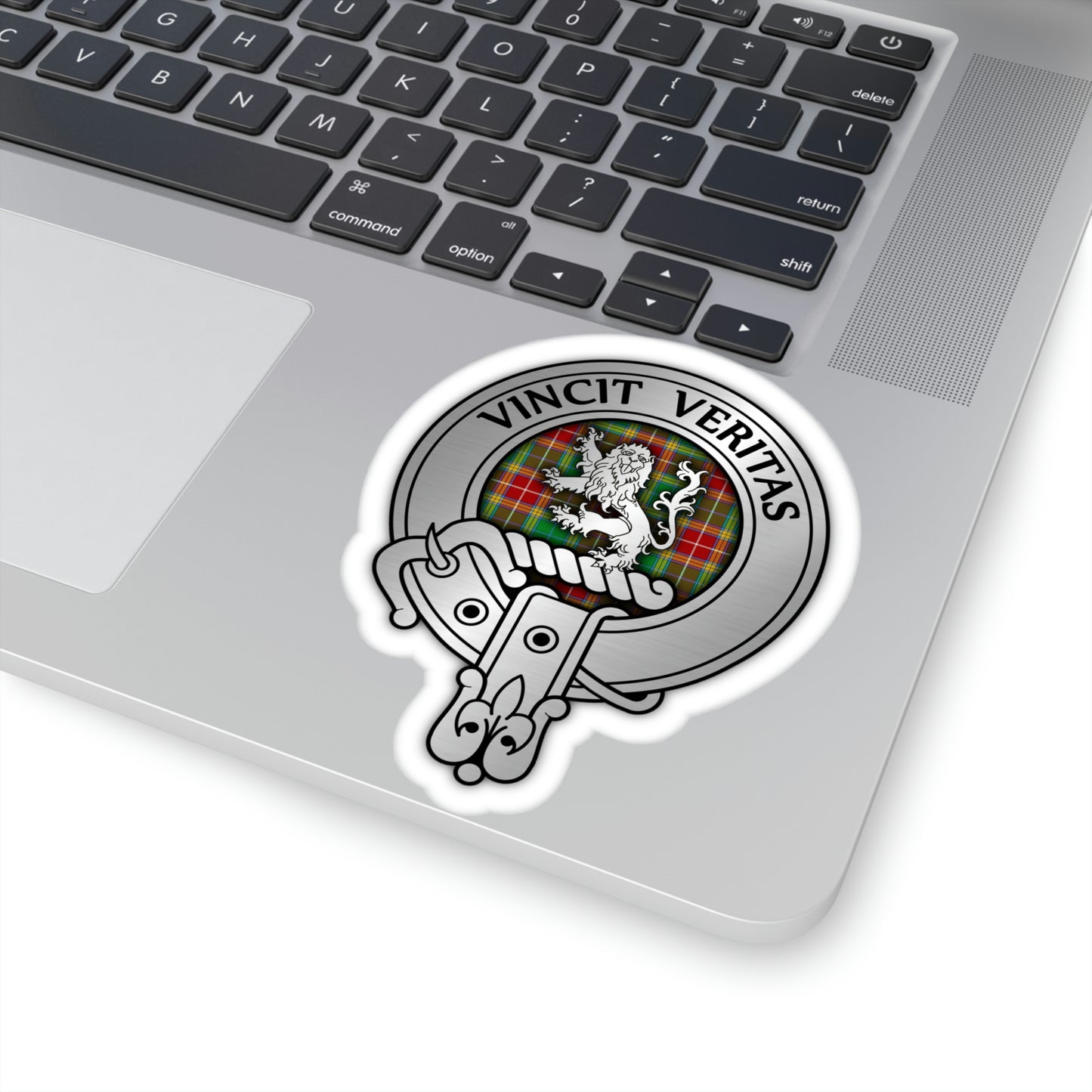 Clan Baxter Crest & Tartan Kiss-Cut Stickers