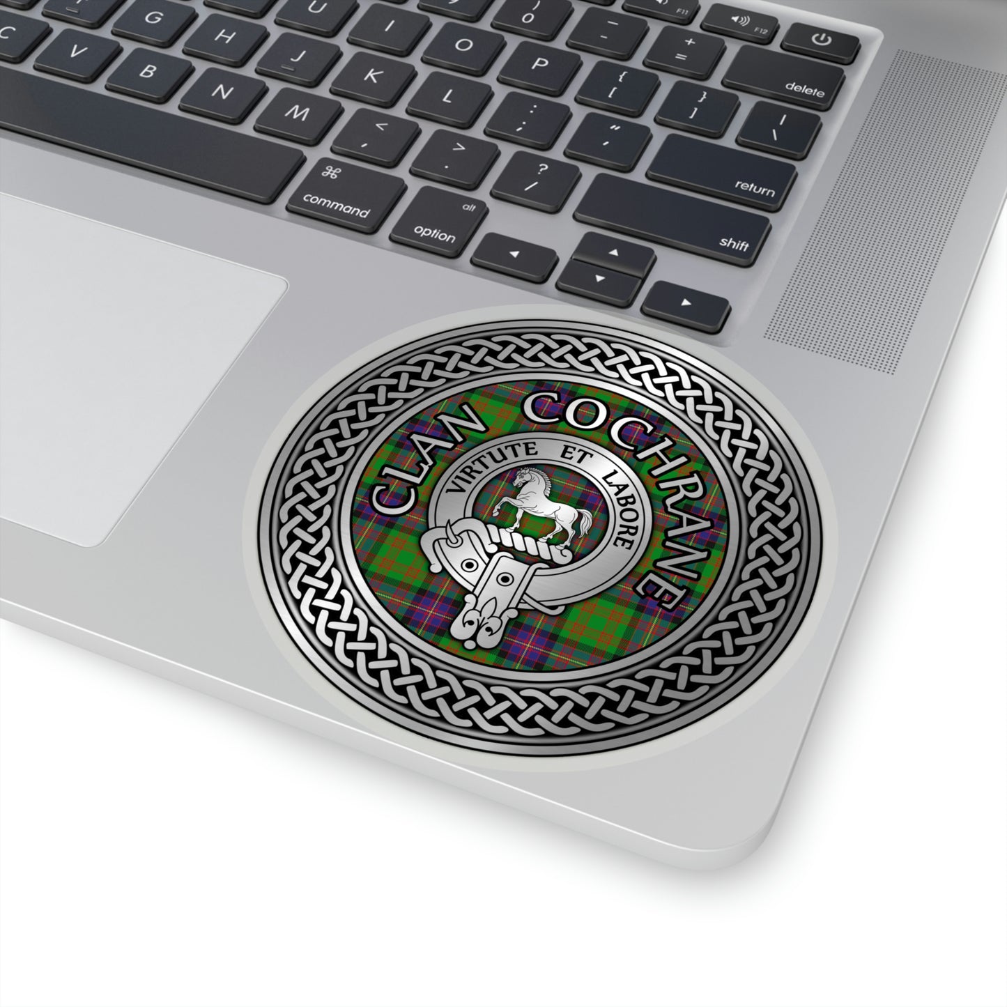 Clan Cochrane Crest & Tartan Kiss-Cut Stickers