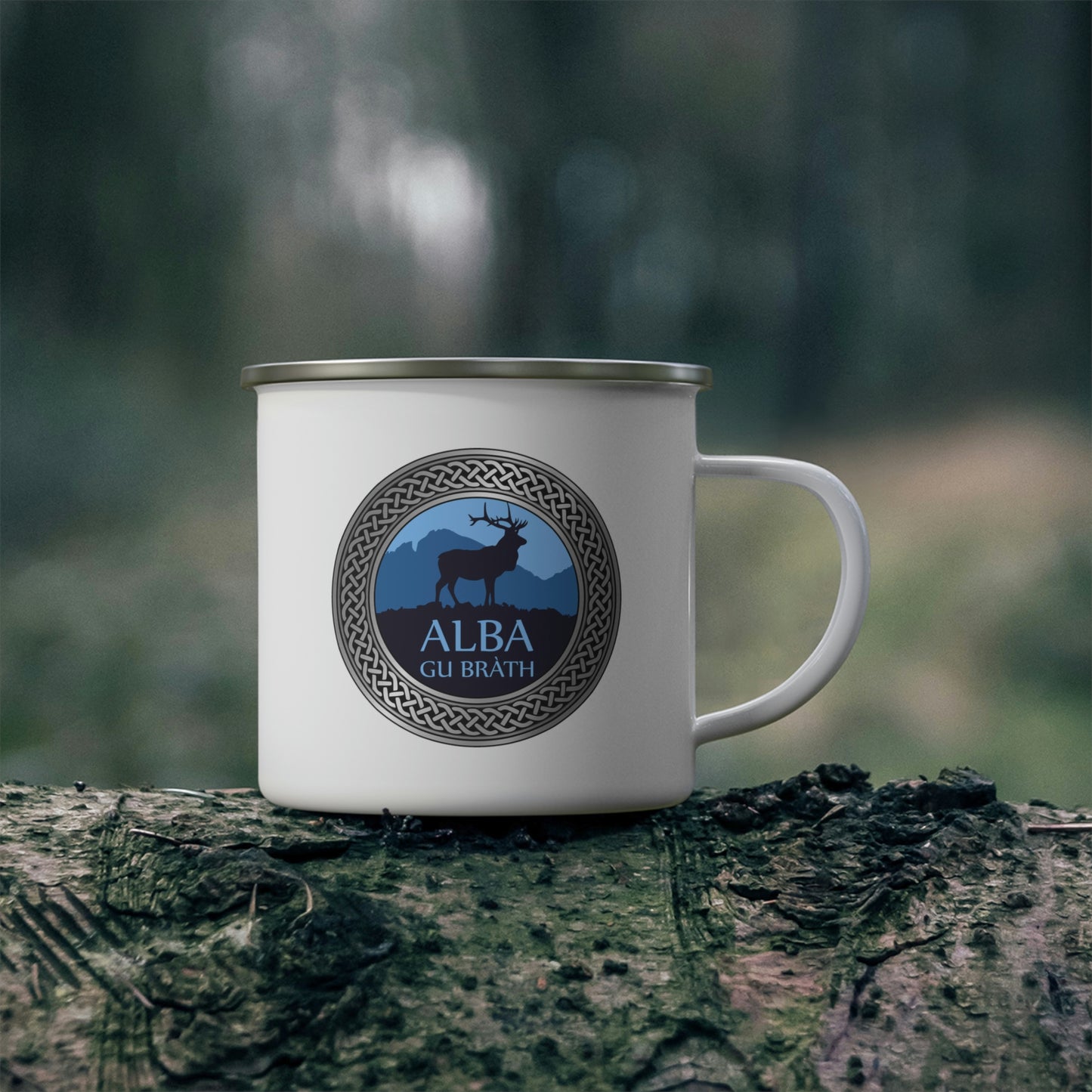 Alba Gu Brath Enamel Camping Mug