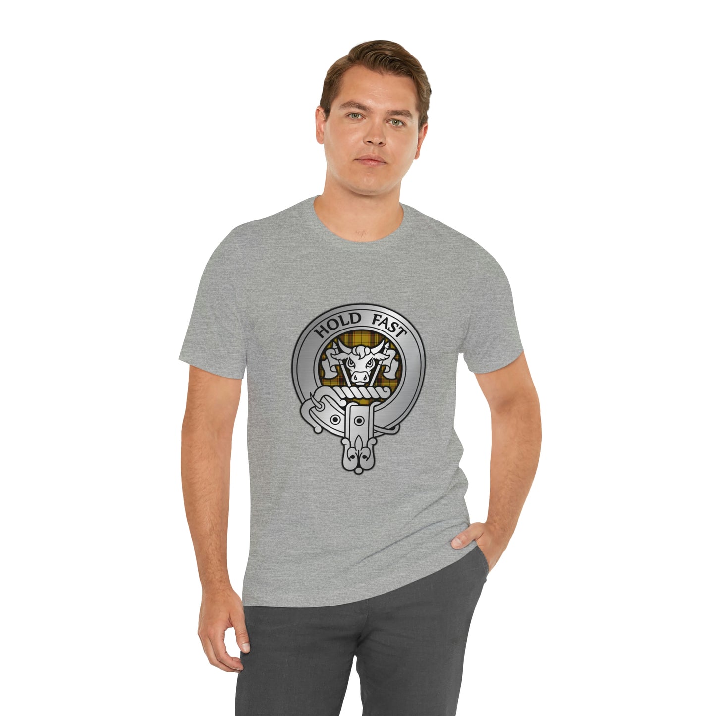 Clan MacLeod Crest & Tartan | Unisex T-Shirt