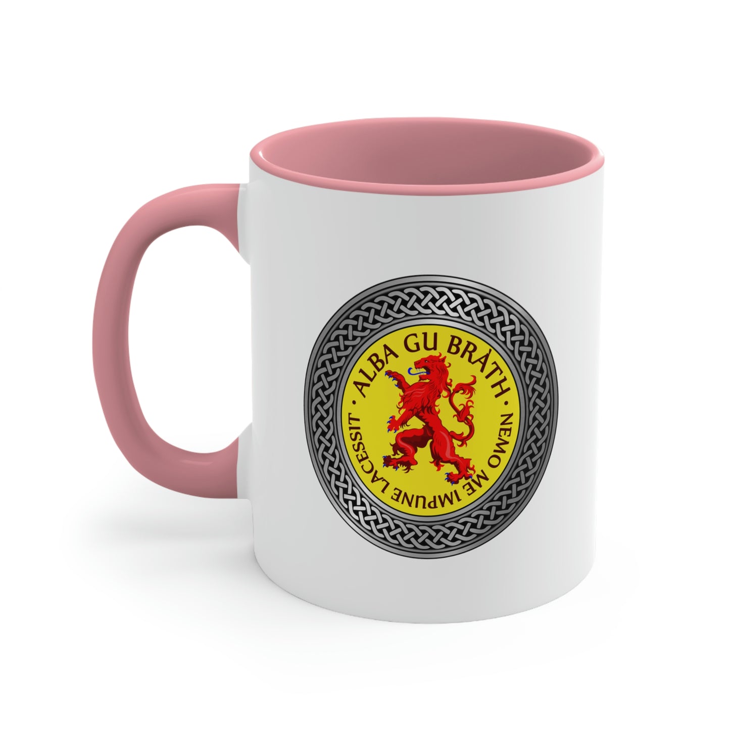 Alba Gu Brath Lion Rampant Knot Accent Coffee Mug, 11oz