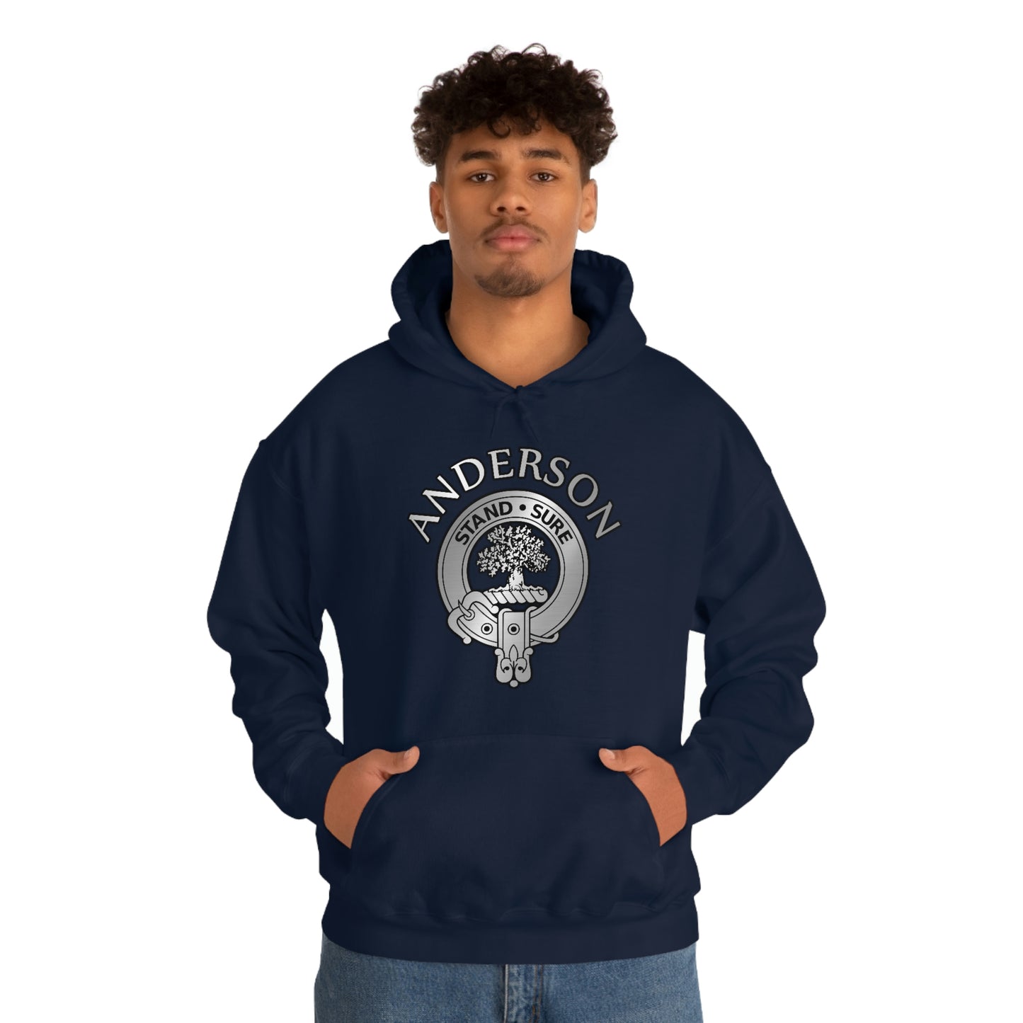 Clan Anderson Crest Unisex Heavy Blend™ Hooded Sweatshirt