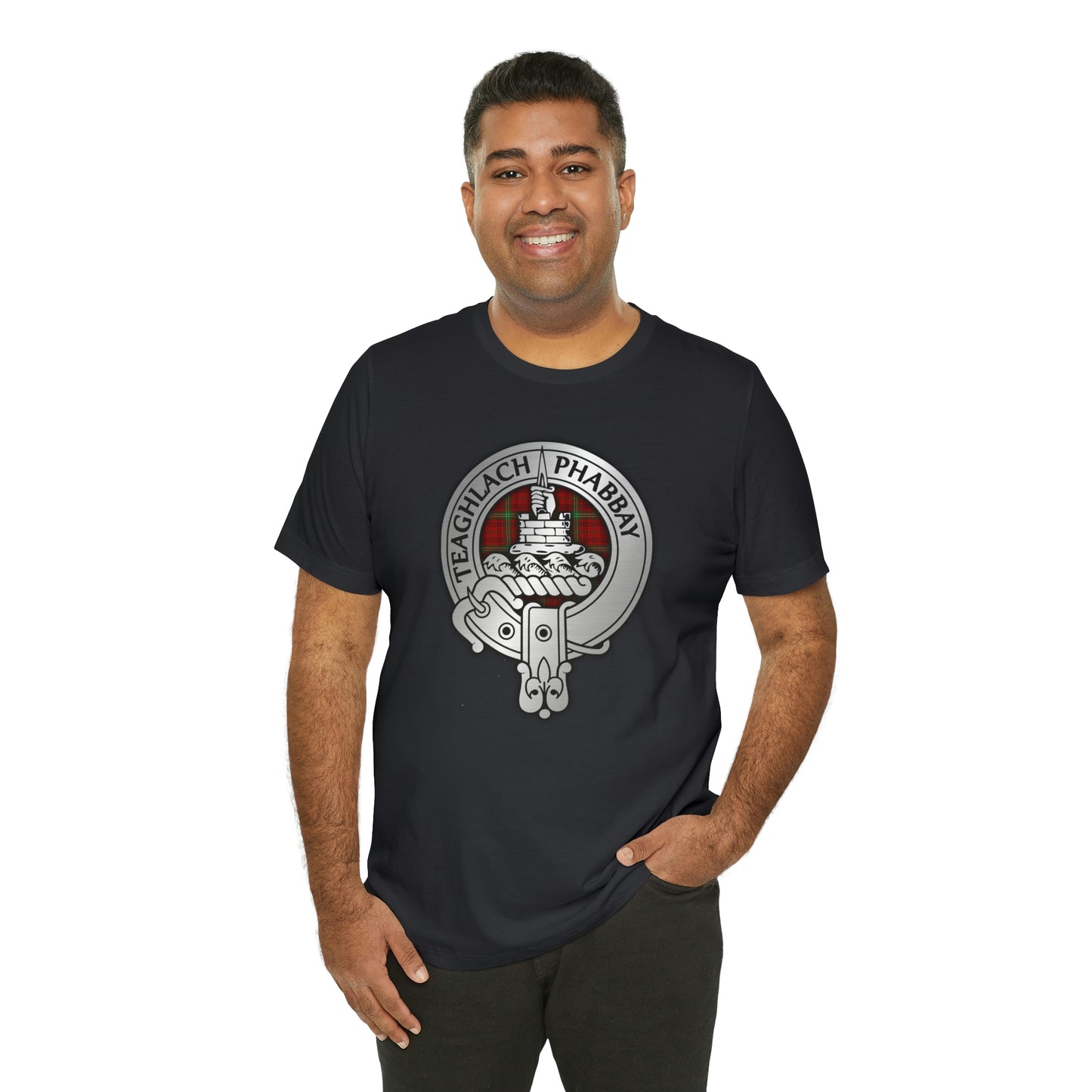 Clan Morrison Crest & Tartan | Unisex T-Shirt