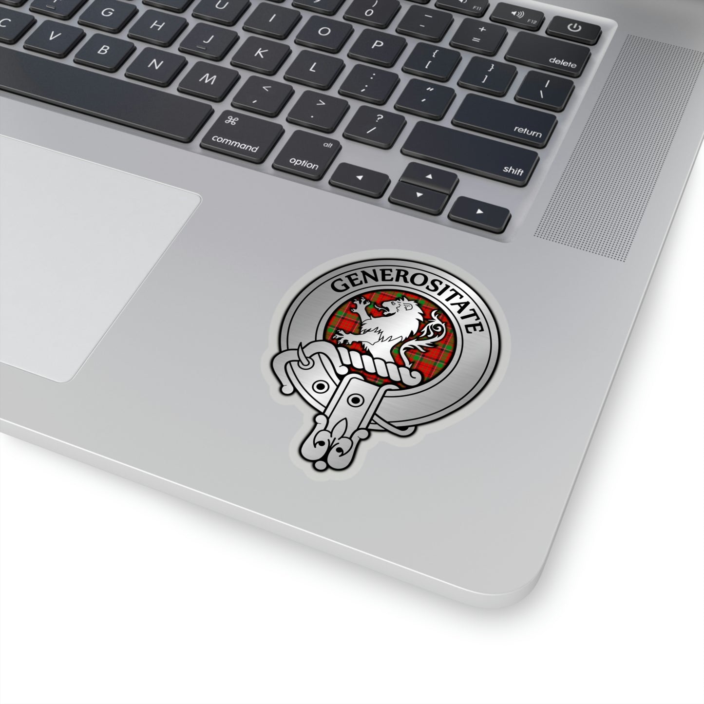 Clan Nicholson Crest & Tartan Kiss-Cut Stickers