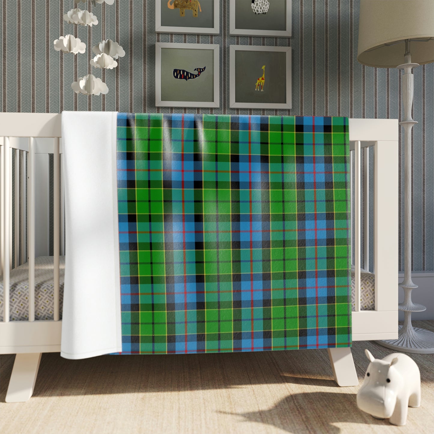 Clan Forsyth Tartan Throw Blanket