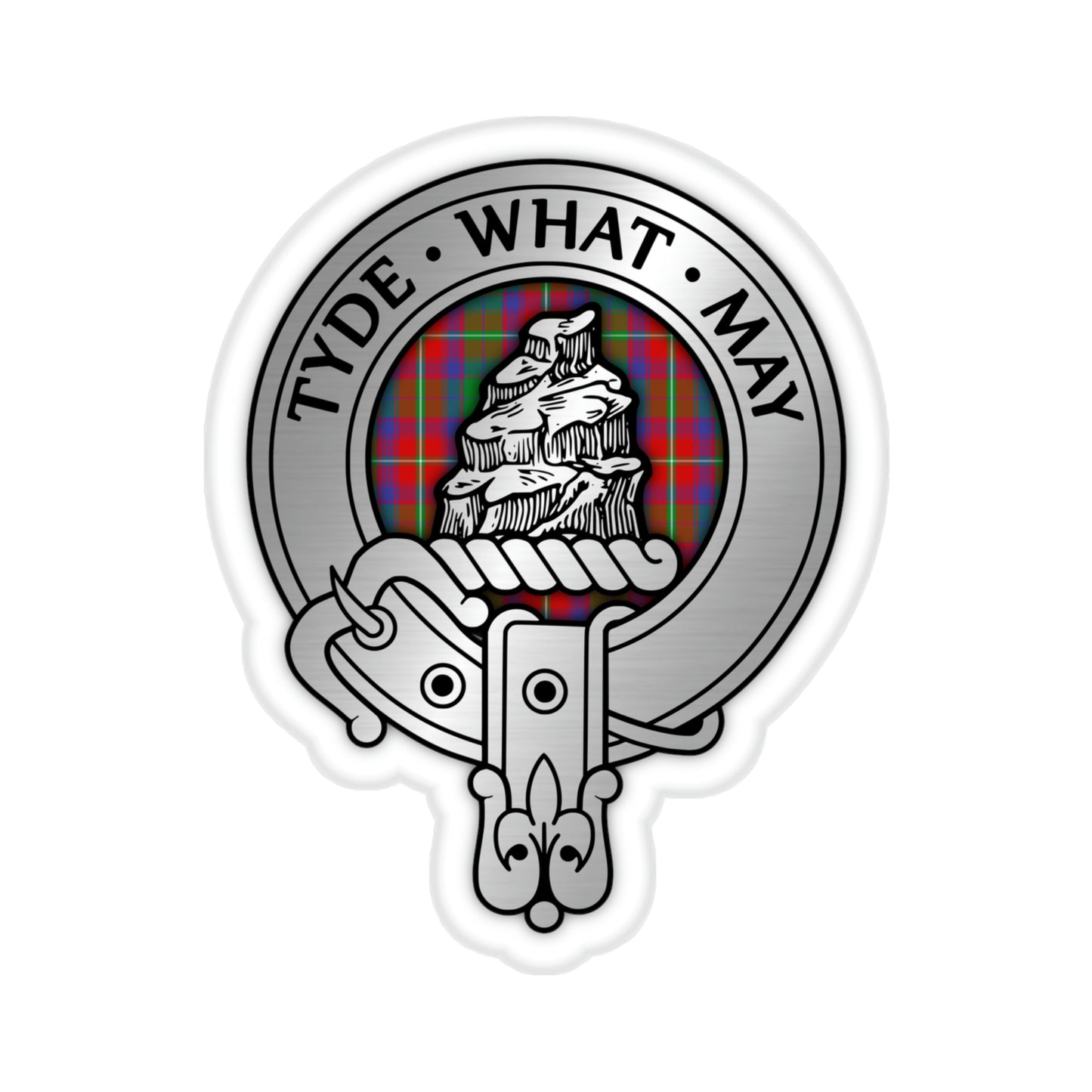 Clan Haig Crest & Tartan Kiss-Cut Stickers