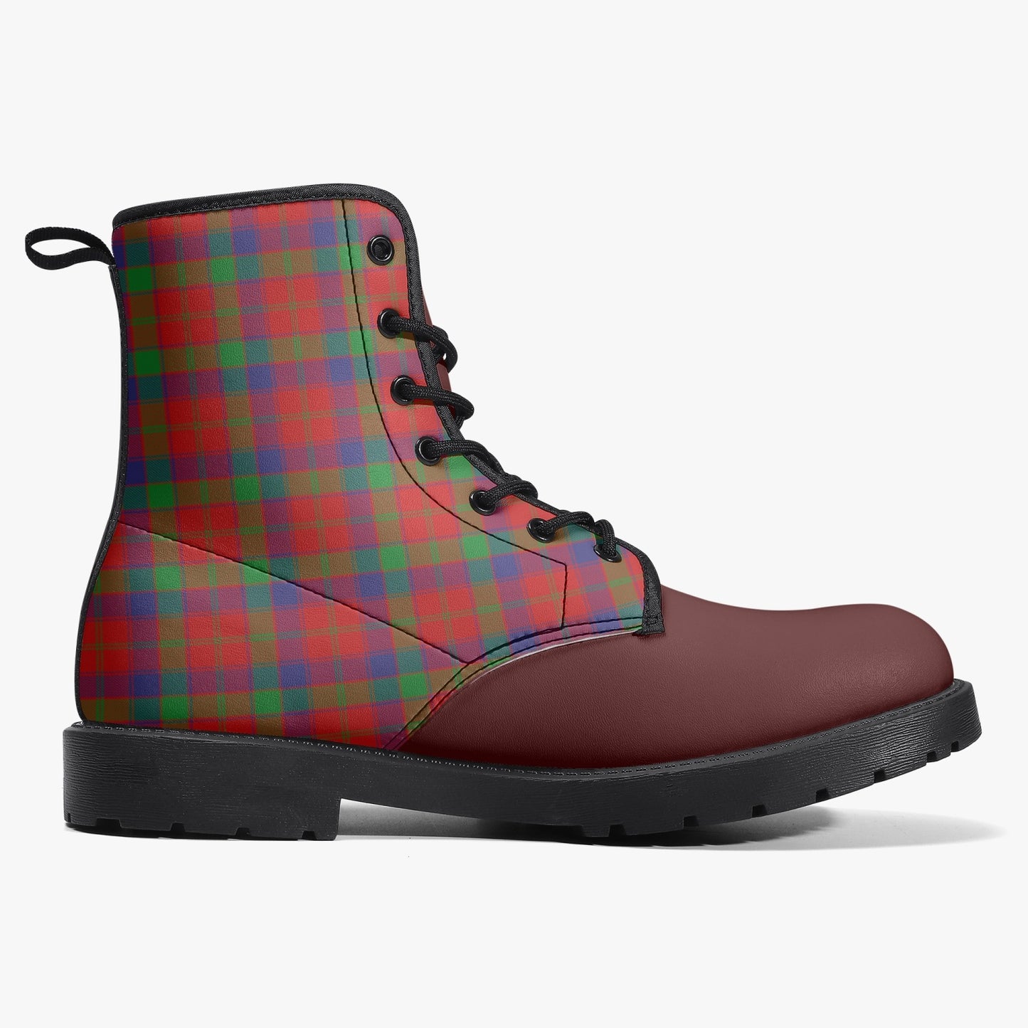 Clan Donnachaidh (Robertson) Crest & Tartan Leather Boots