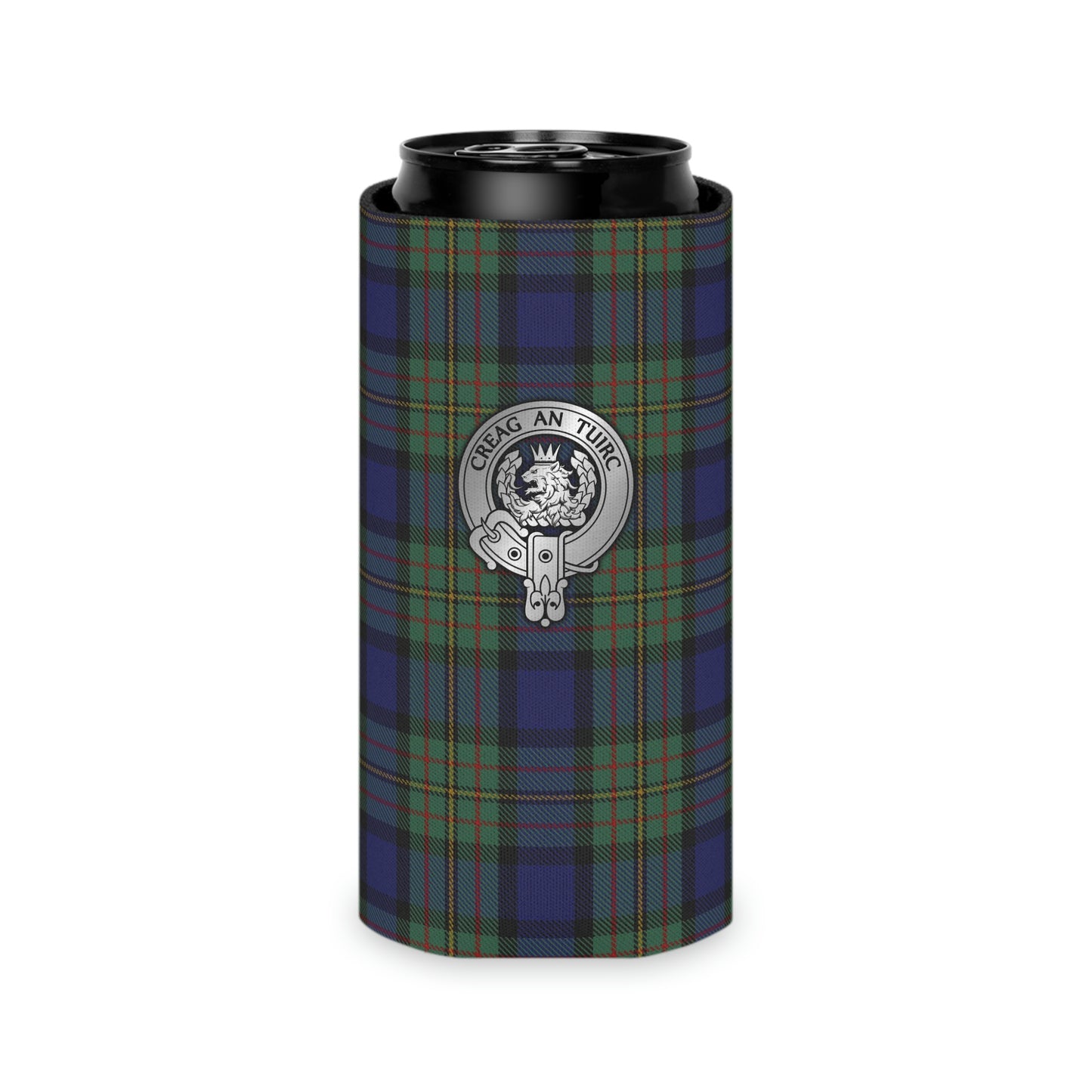 Clan MacLaren Crest & Tartan Can Cooler