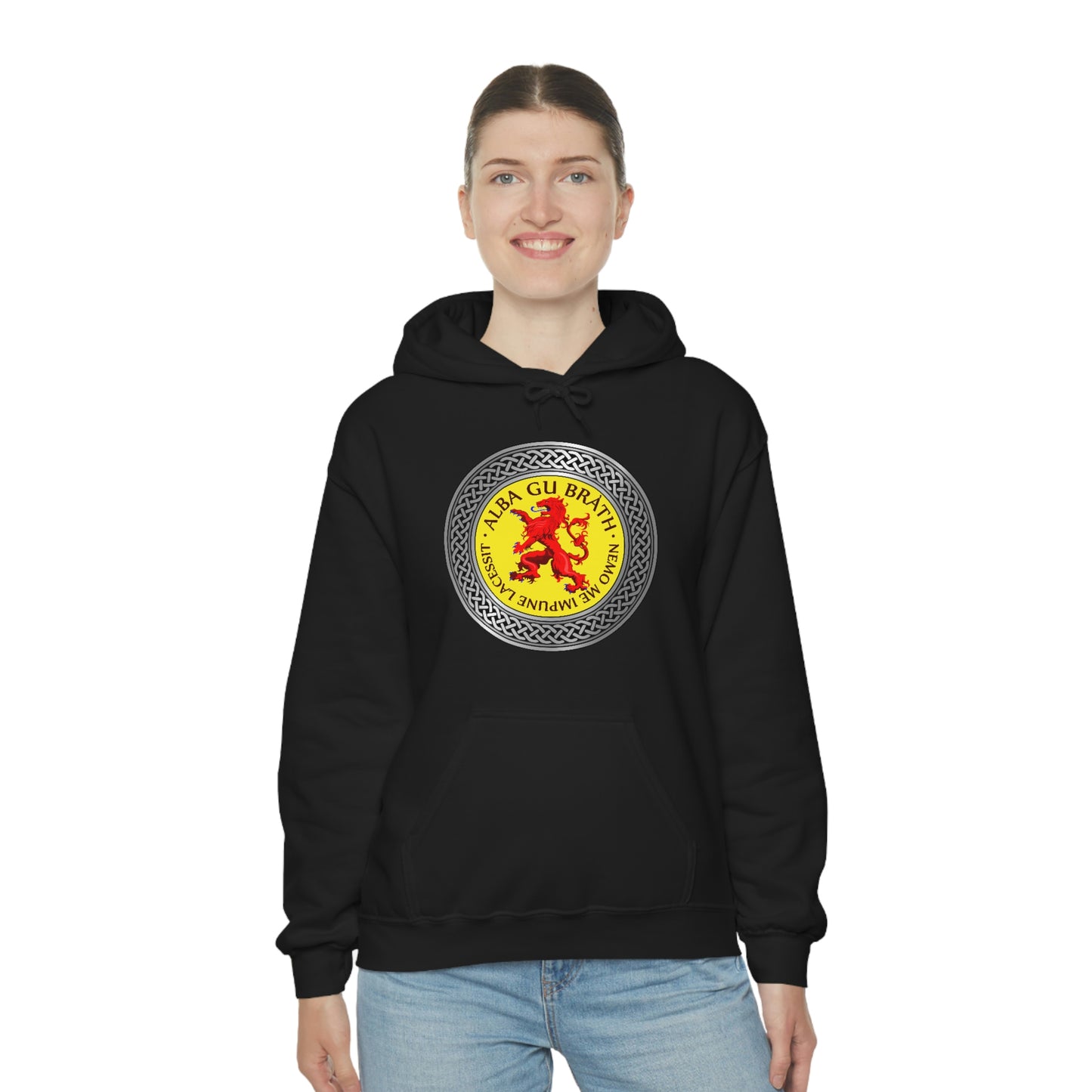 Alba Gu Brath Lion Rampant Knot Unisex Heavy Blend™ Hooded Sweatshirt