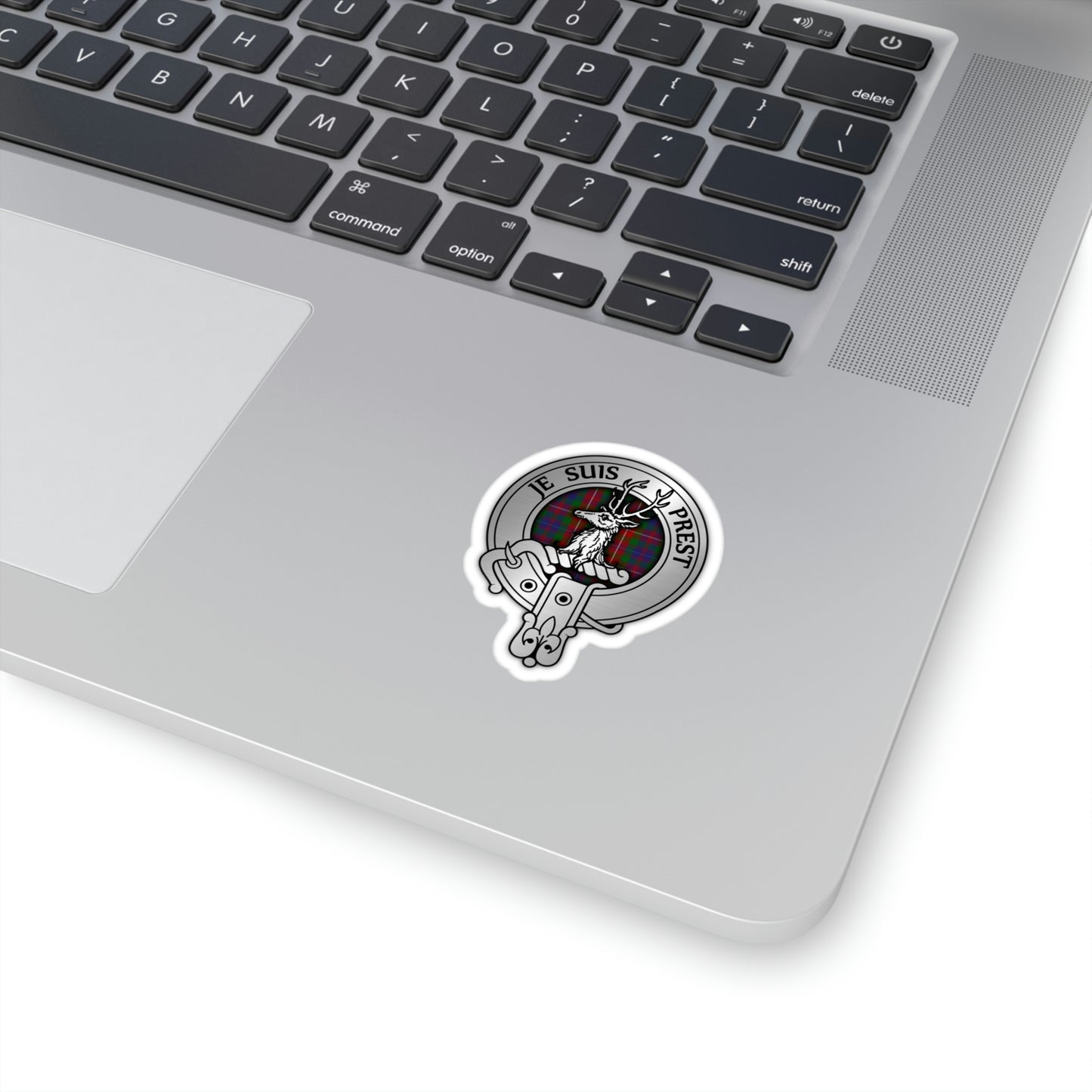 Clan Fraser Crest & Tartan Kiss-Cut Stickers