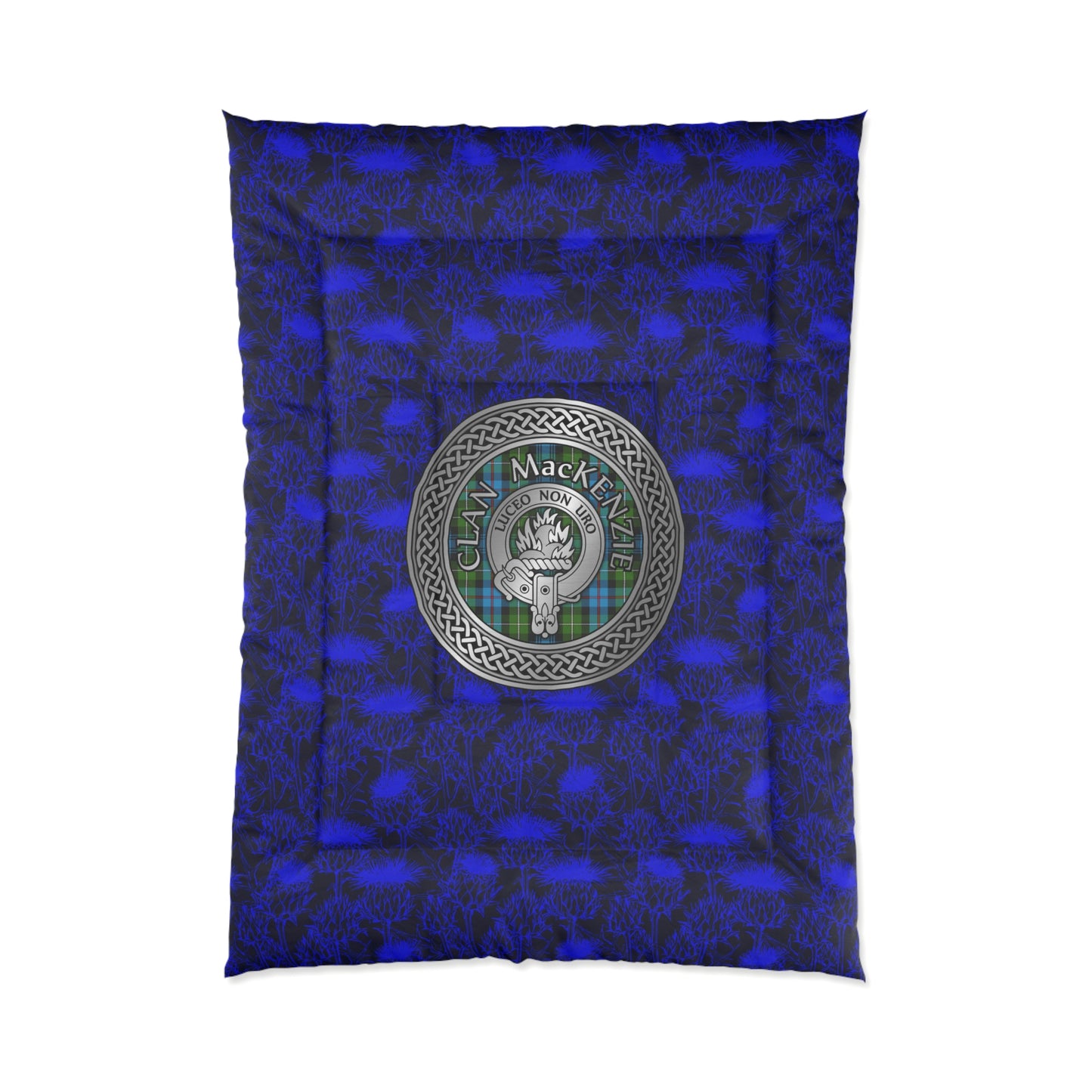 Clan MacKenzie  Crest & Tartan Comforter