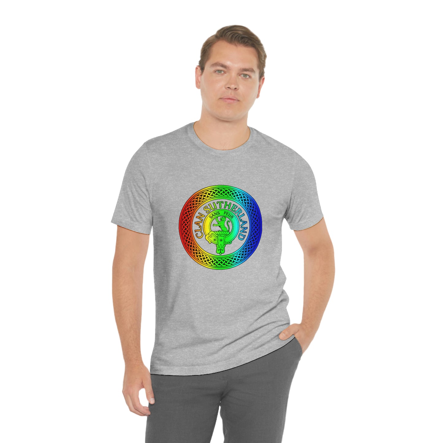 Clan Sutherland Rainbow Crest & Knot T-Shirt