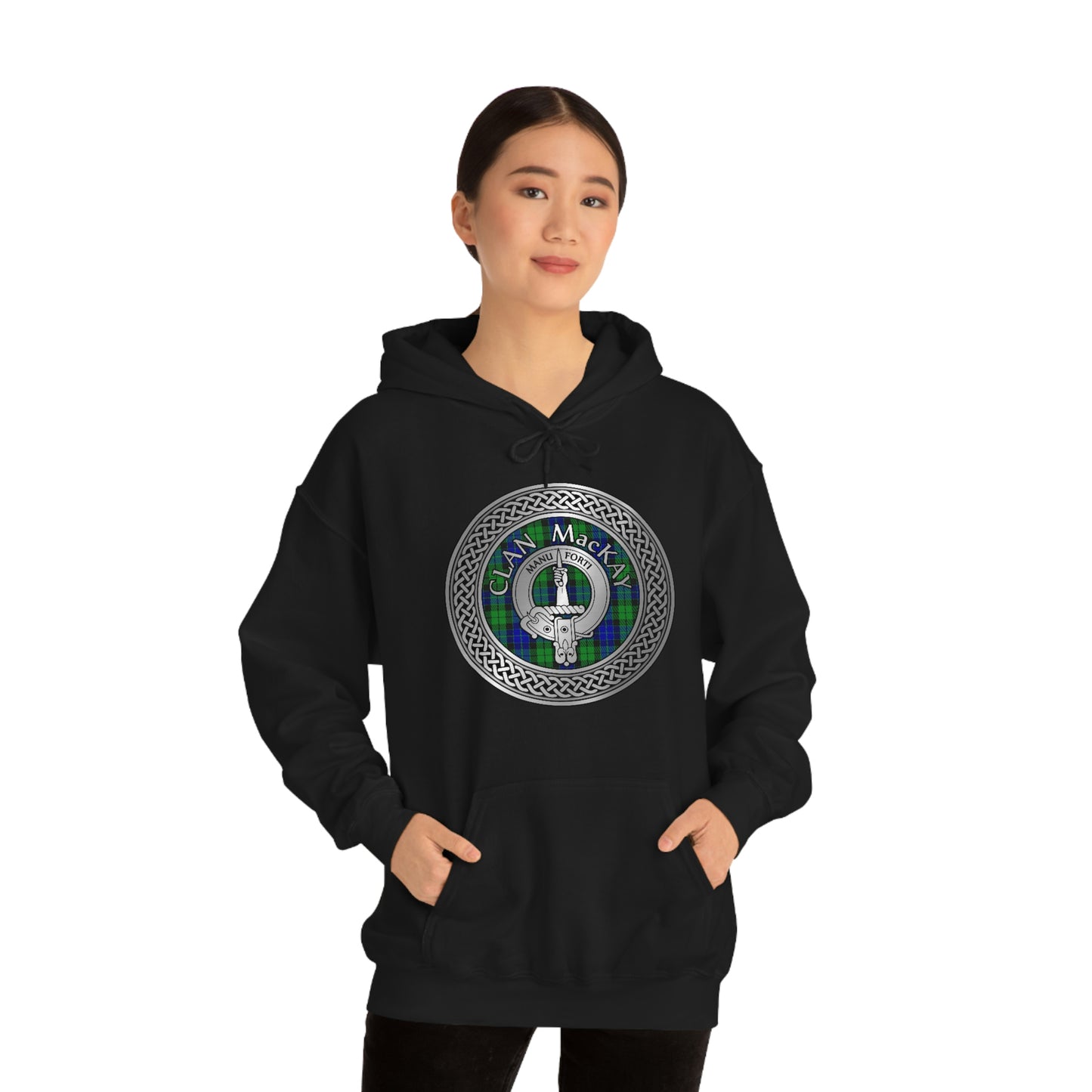 Clan MacKay Crest & Tartan Unisex Heavy Blend™ Hooded Sweatshirt