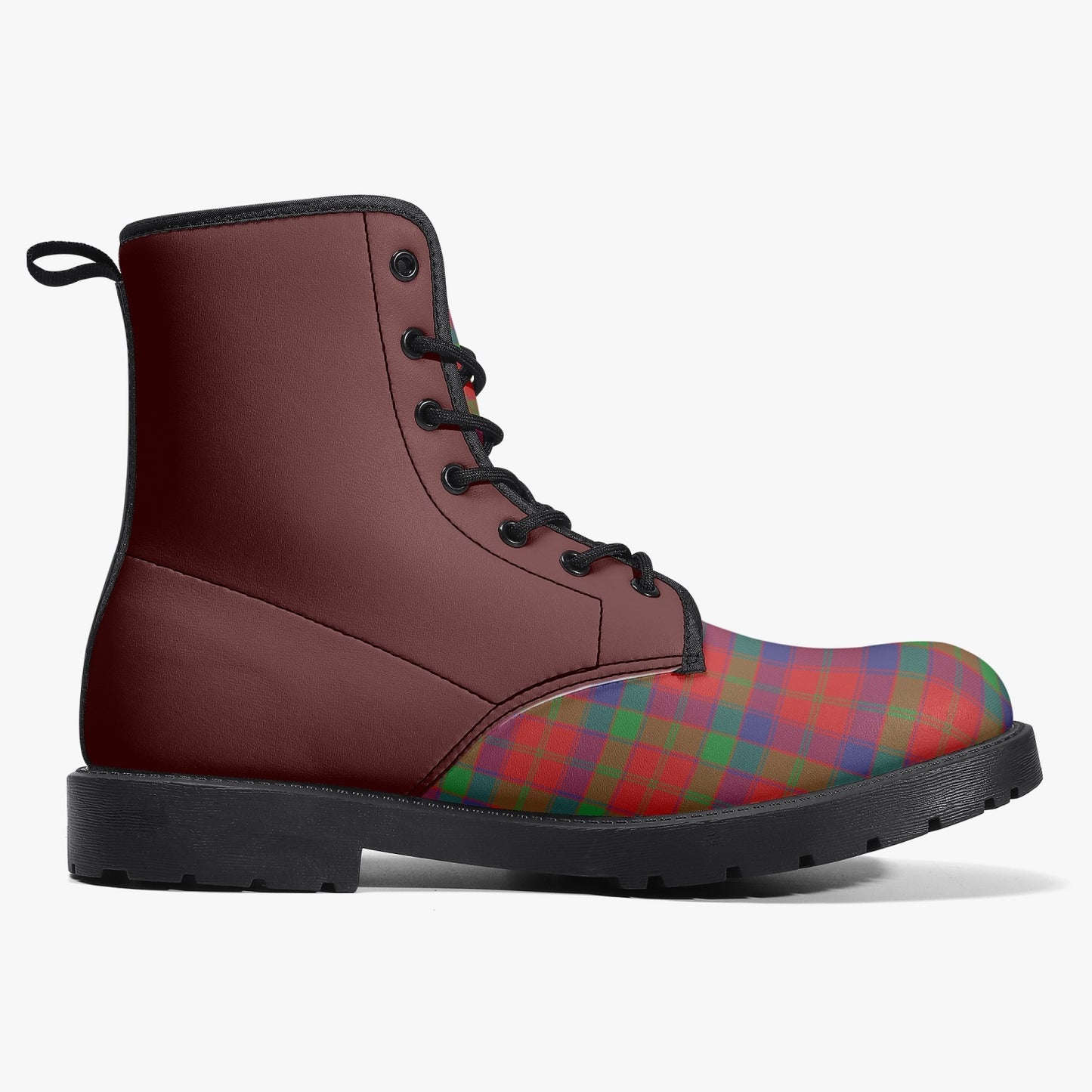 Clan Donnachaidh (Robertson) Crest & Tartan Leather Boots