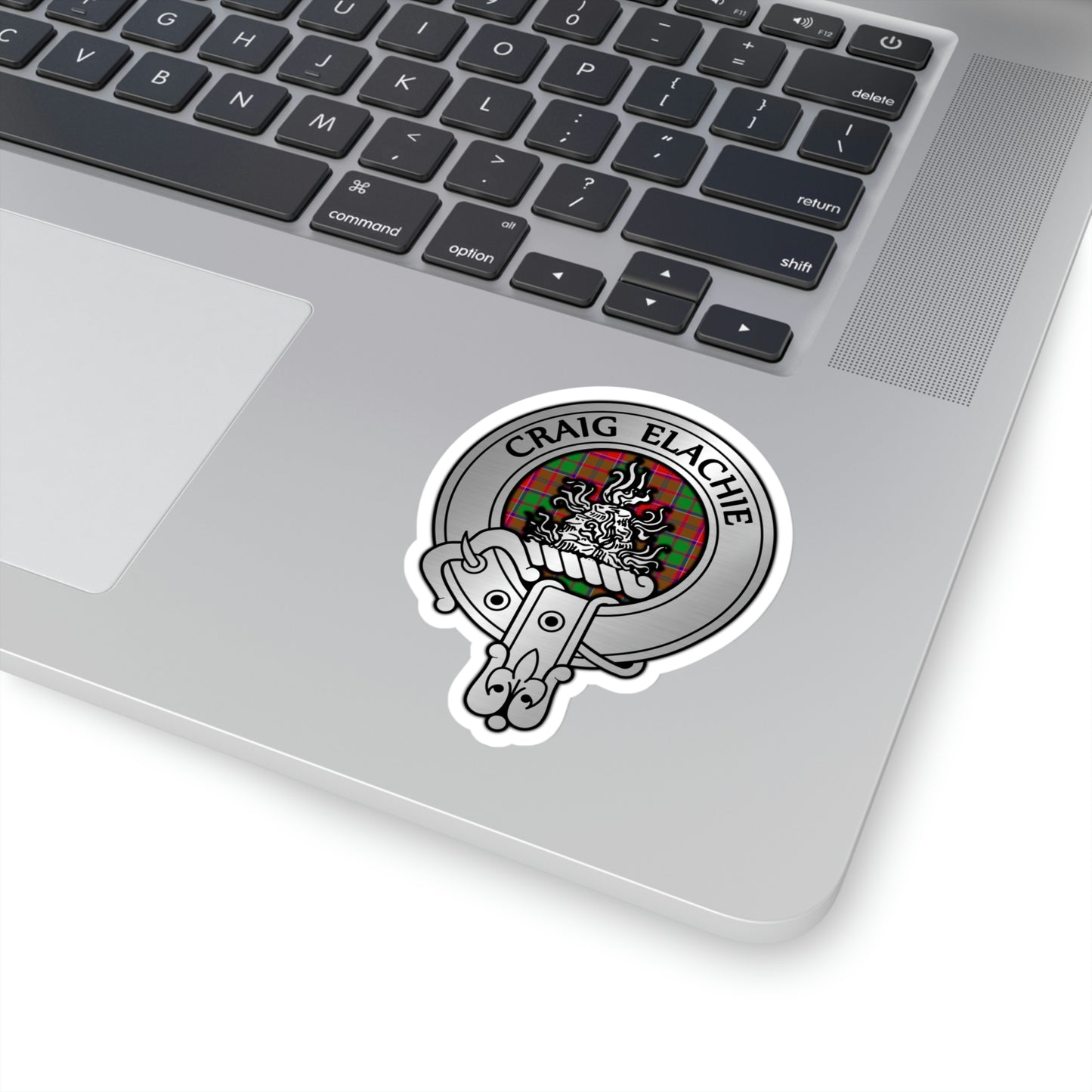 Clan Grant Crest & Tartan Kiss-Cut Stickers