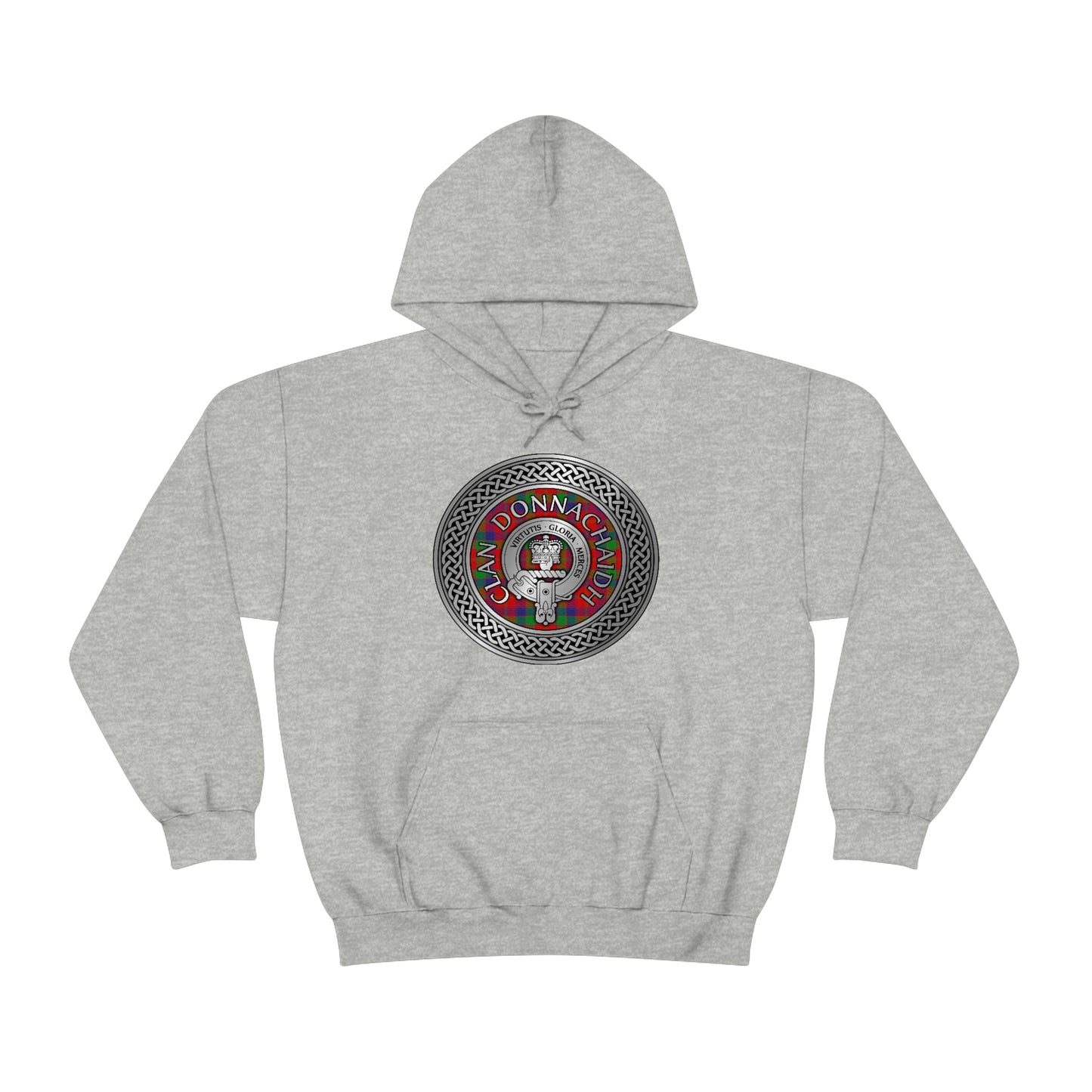 Clan Donnachaidh (Robertson) Crest & Tartan Unisex Heavy Blend™ Hooded Sweatshirt