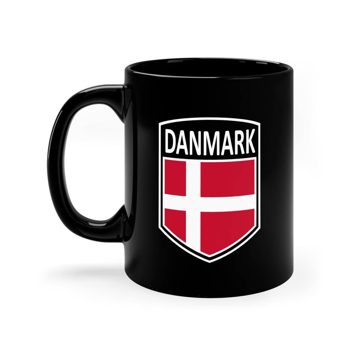 Scandi Nations - Danmark 11oz Black Mug