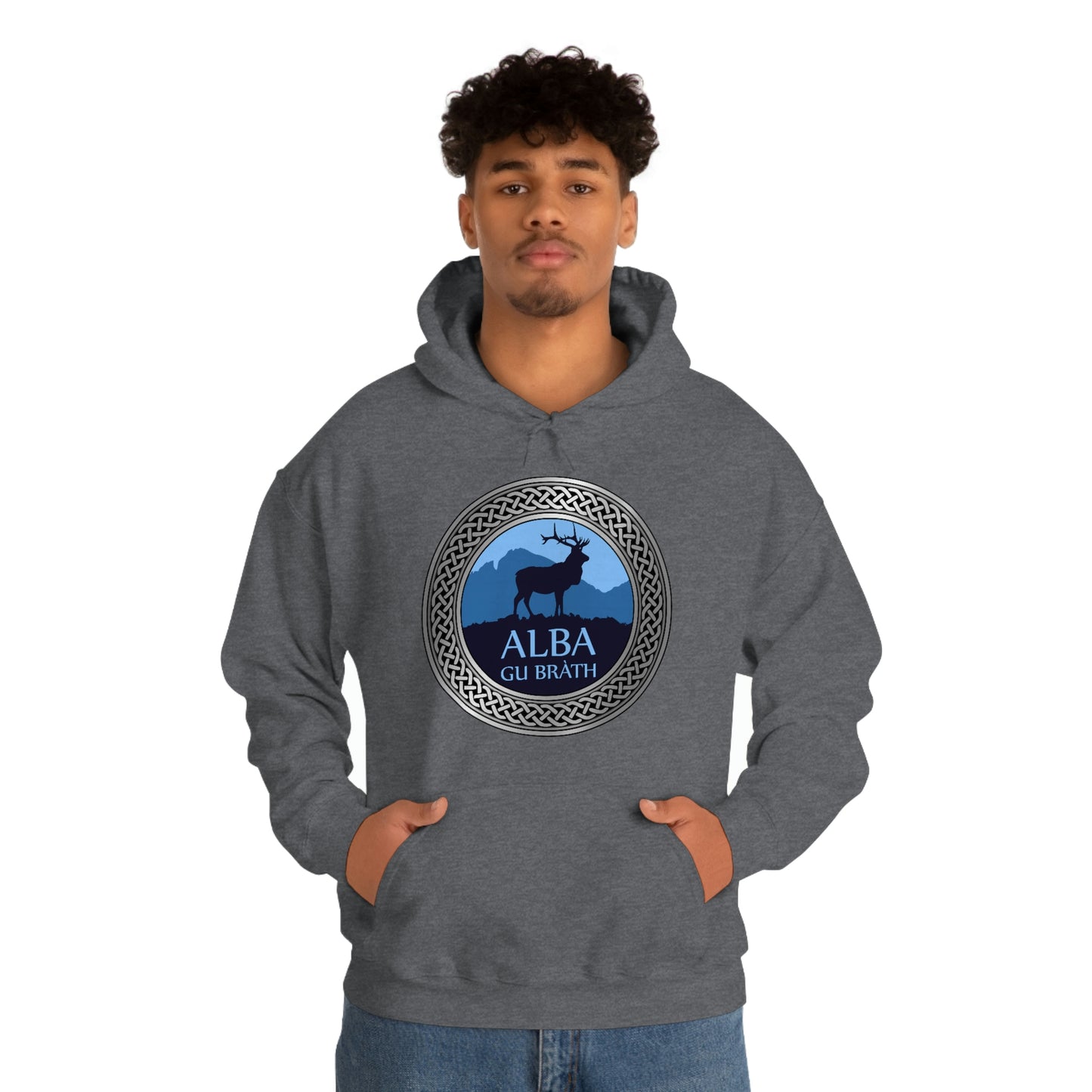 Alba Gu Brath Knot Unisex Heavy Blend™ Hooded Sweatshirt