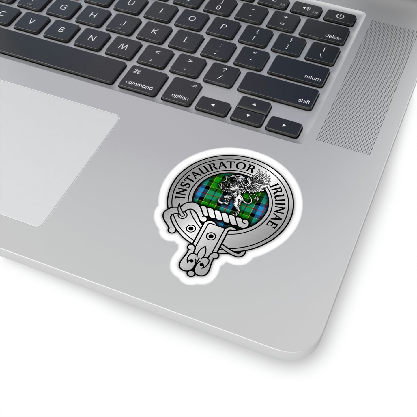 Clan Forsyth Crest & Tartan Kiss-Cut Stickers