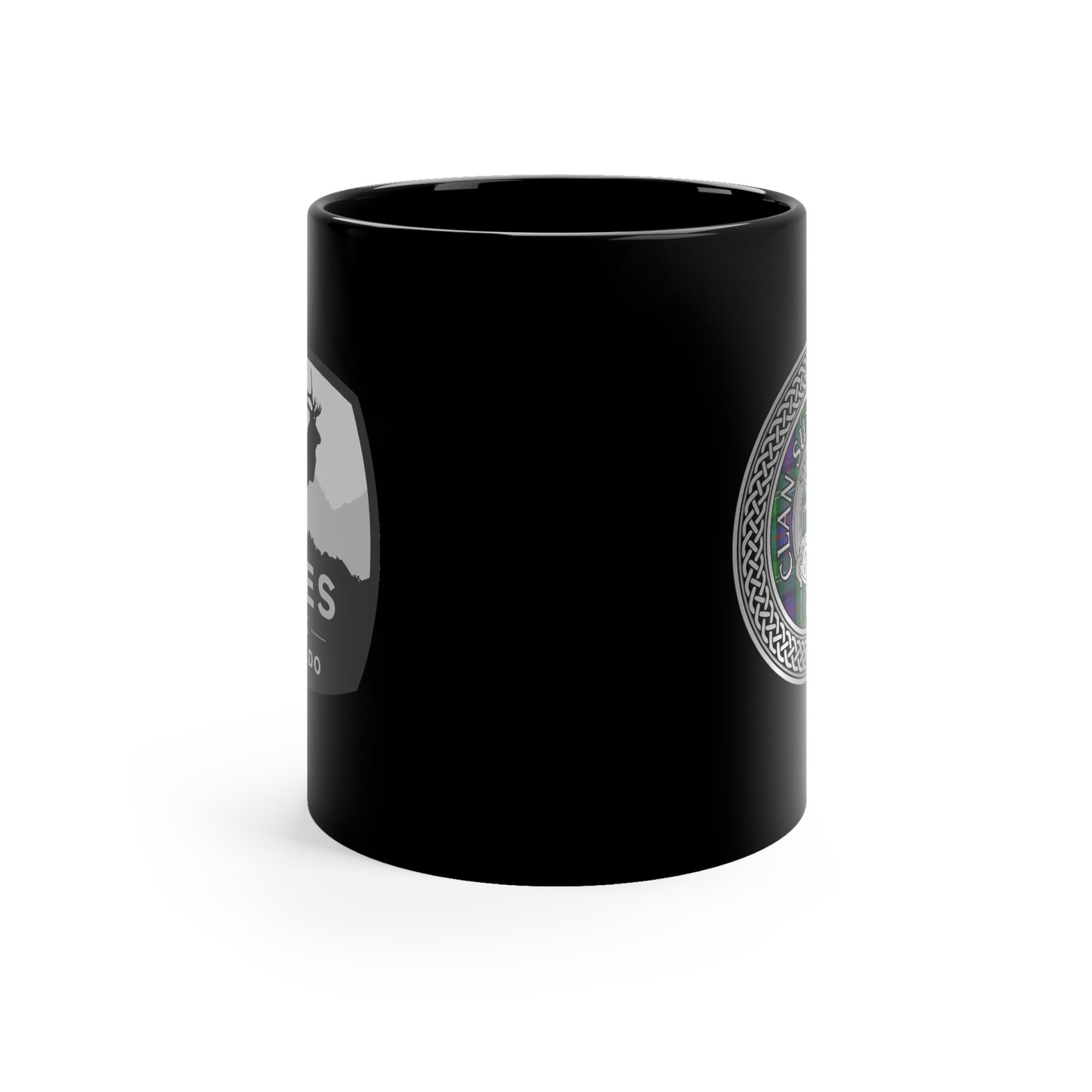 Demo - Estes Park / Clan Sutherland Crest 11oz Black Mug