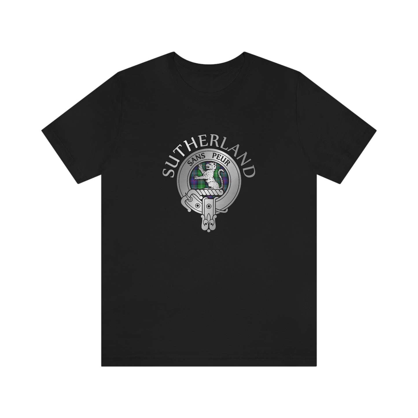 Clan Sutherland Crest & Tartan T-Shirt