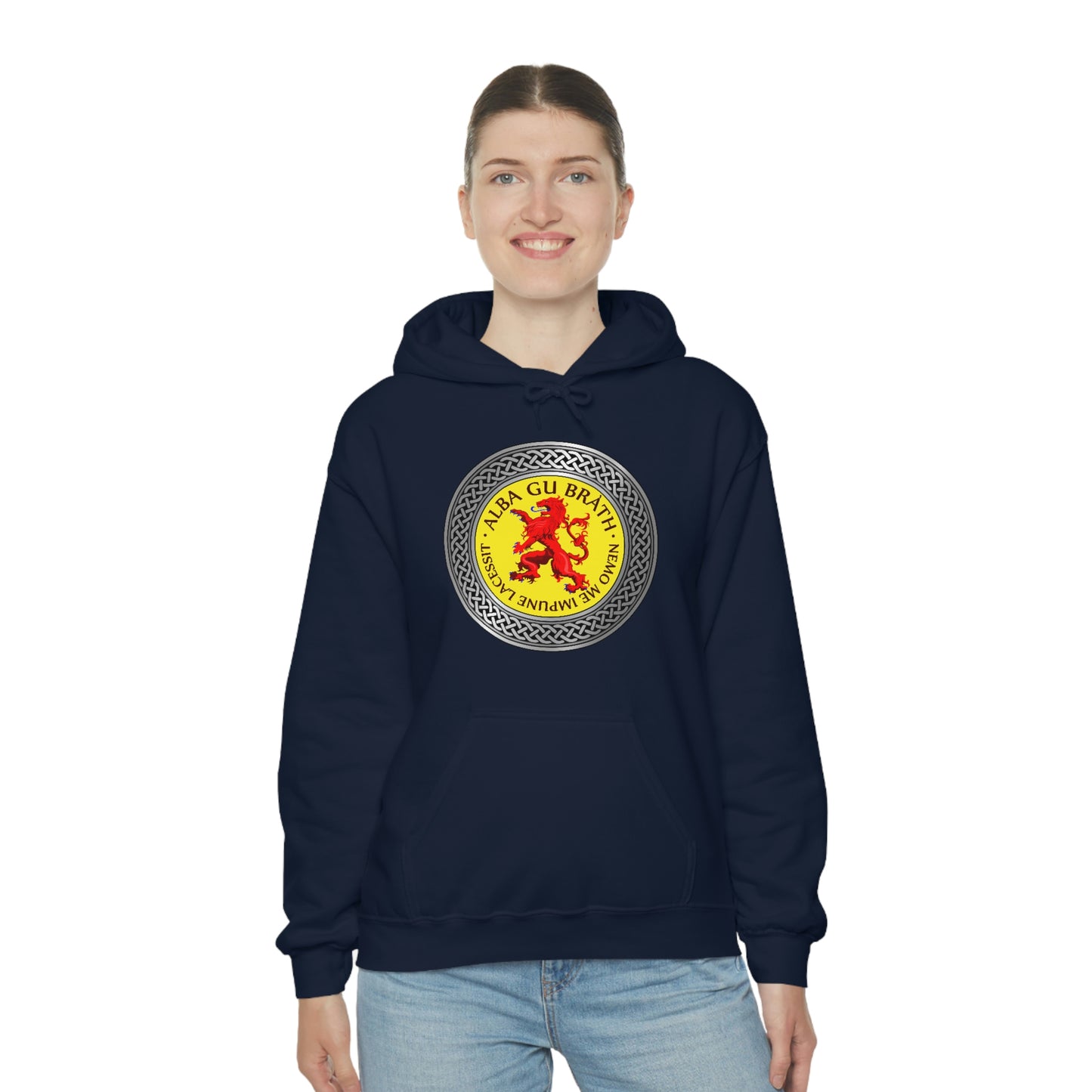 Alba Gu Brath Lion Rampant Knot Unisex Heavy Blend™ Hooded Sweatshirt